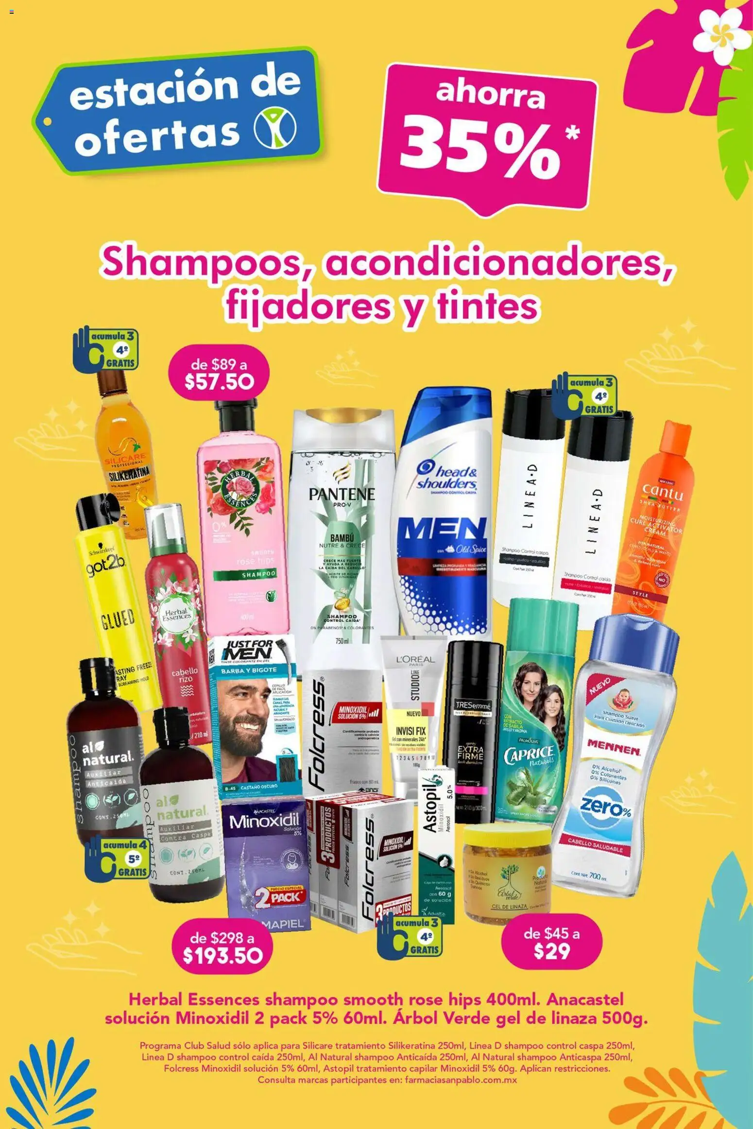 Nuevas ofertas de Farmacia San Pablo válidas en toda la República Mexicana desde el 28/06/2026. ¡Encuentra las mejores ofertas en Farmacia San Pablo catálogo! | Página: 5 | Productos: Aceite