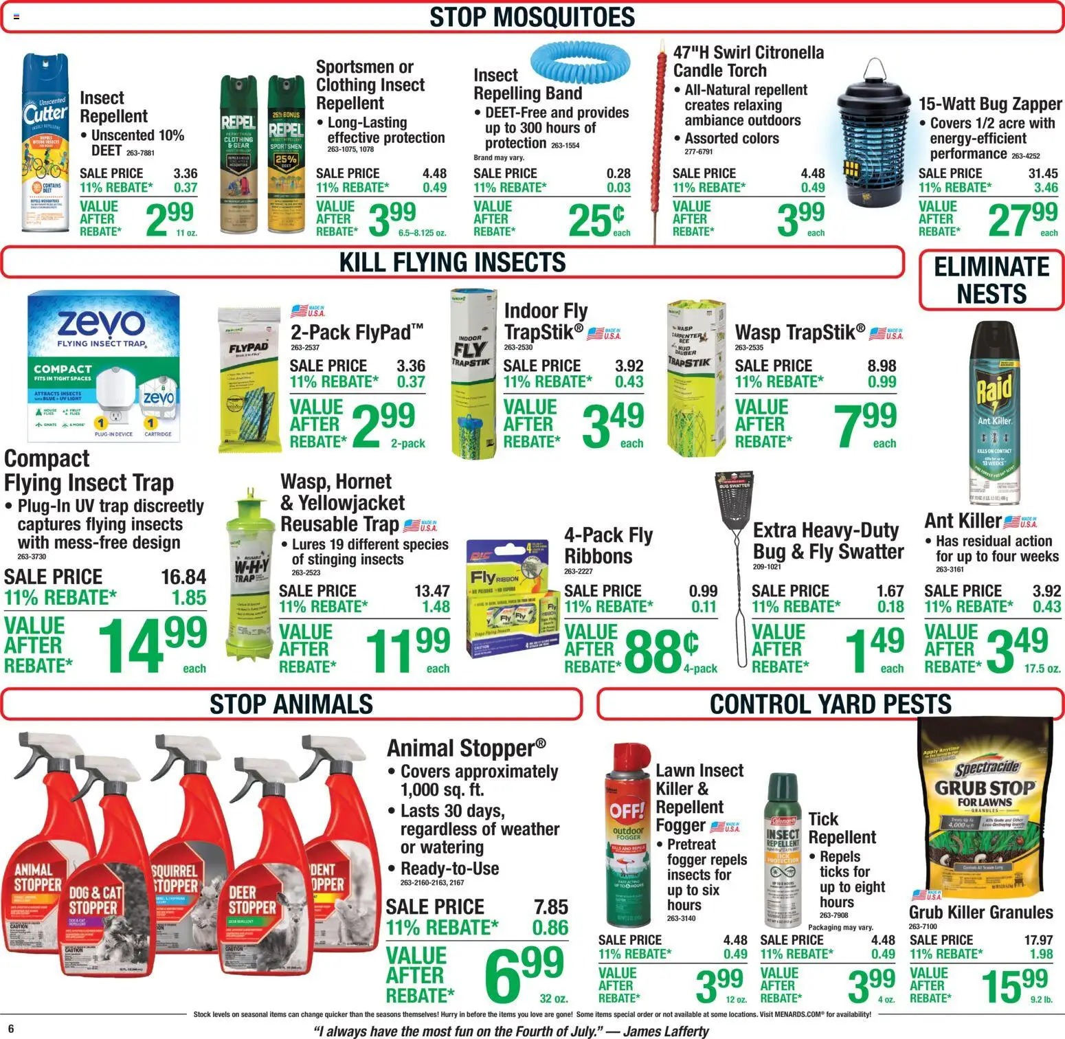 Menards Weekly Ad - valid from 06/25/2026 | Page: 12 | Products: Ribbons, Cutter