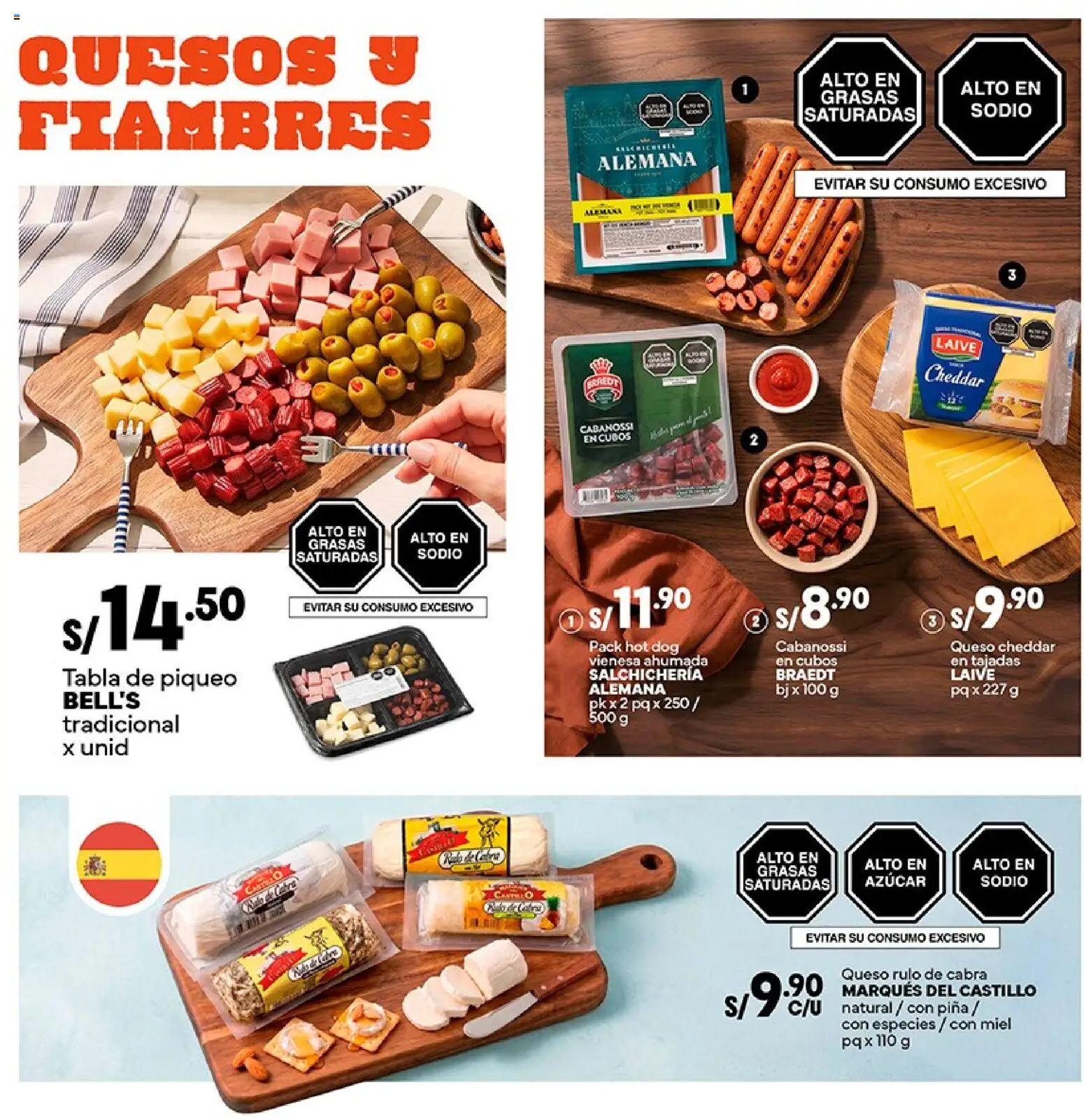 Catálogo Plaza Vea válido desde 24/08/2026 | Página: 10 | Productos: Queso, Piña, Queso Cheddar, Azúcar