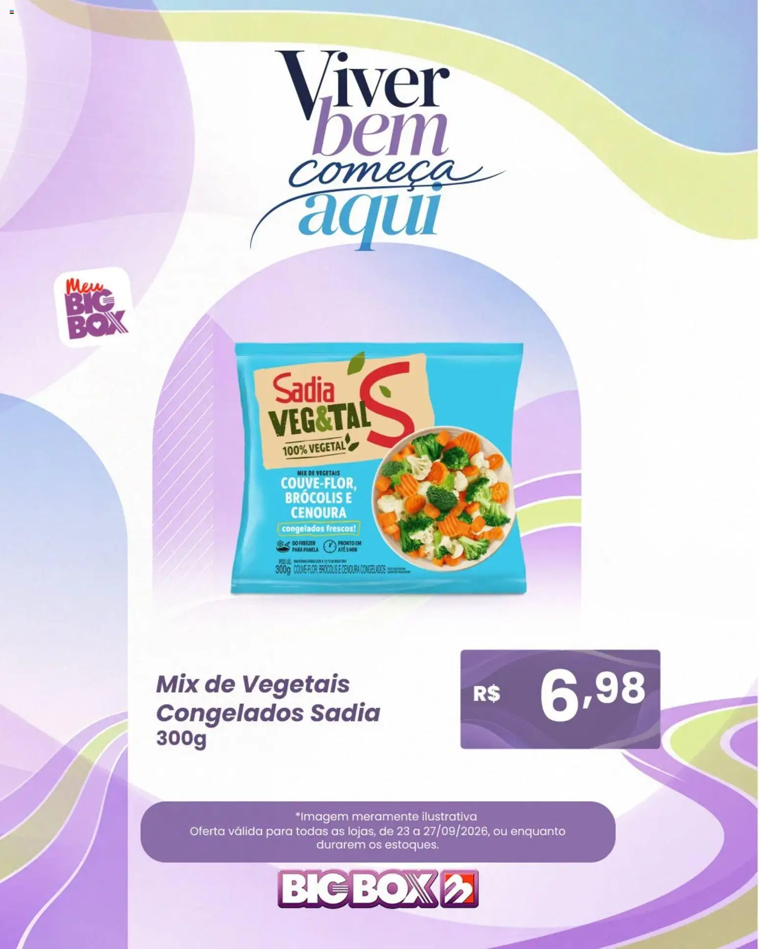 Big Box Folheto - válido de 23/09/2026 | Página: 8 | Produtos: Panela, Freezer, Cenoura, Brócolis