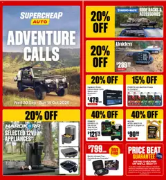 Supercheap Auto catalogue preview  - valid from 1 Oct 2026
