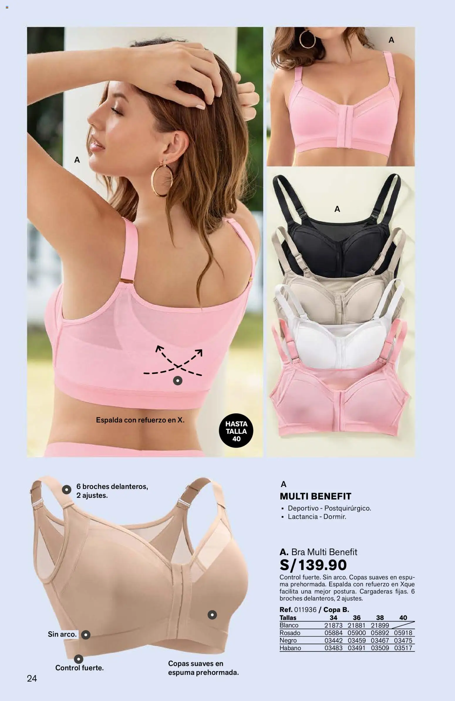 Catálogo Leonisa válido desde 24/08/2026 | Página: 24 | Productos: Espuma