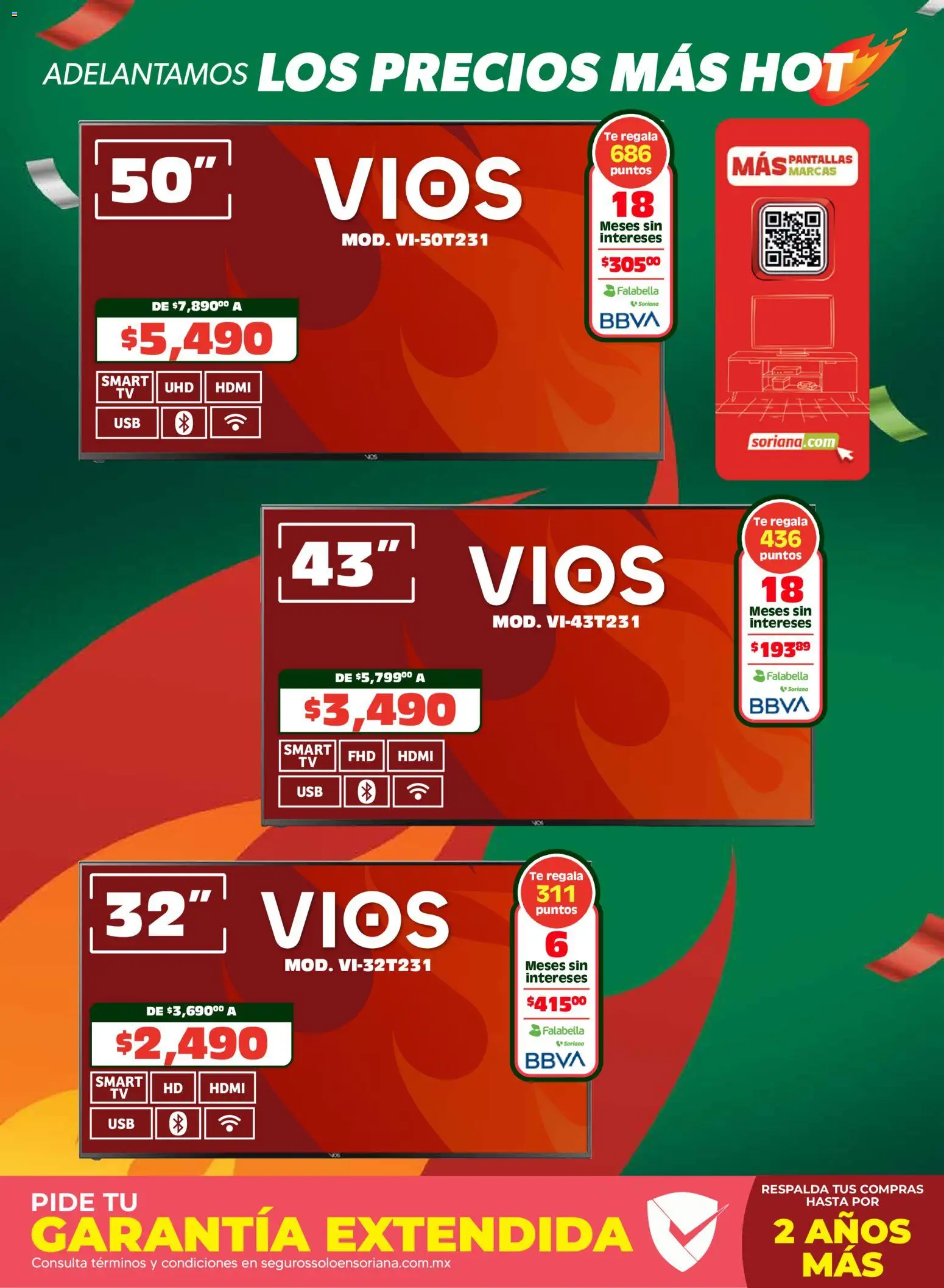 Nuevas ofertas de Soriana válidas en toda la República Mexicana desde el 14.05.2026. ¡Encuentra las mejores ofertas en Soriana Adelantamos los precios más hot Mercado Nacional! | Página: 4 | Productos: Pantallas, Té