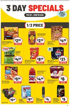 Preview of IGA 3 Day Specials - valid from 28/08/2026