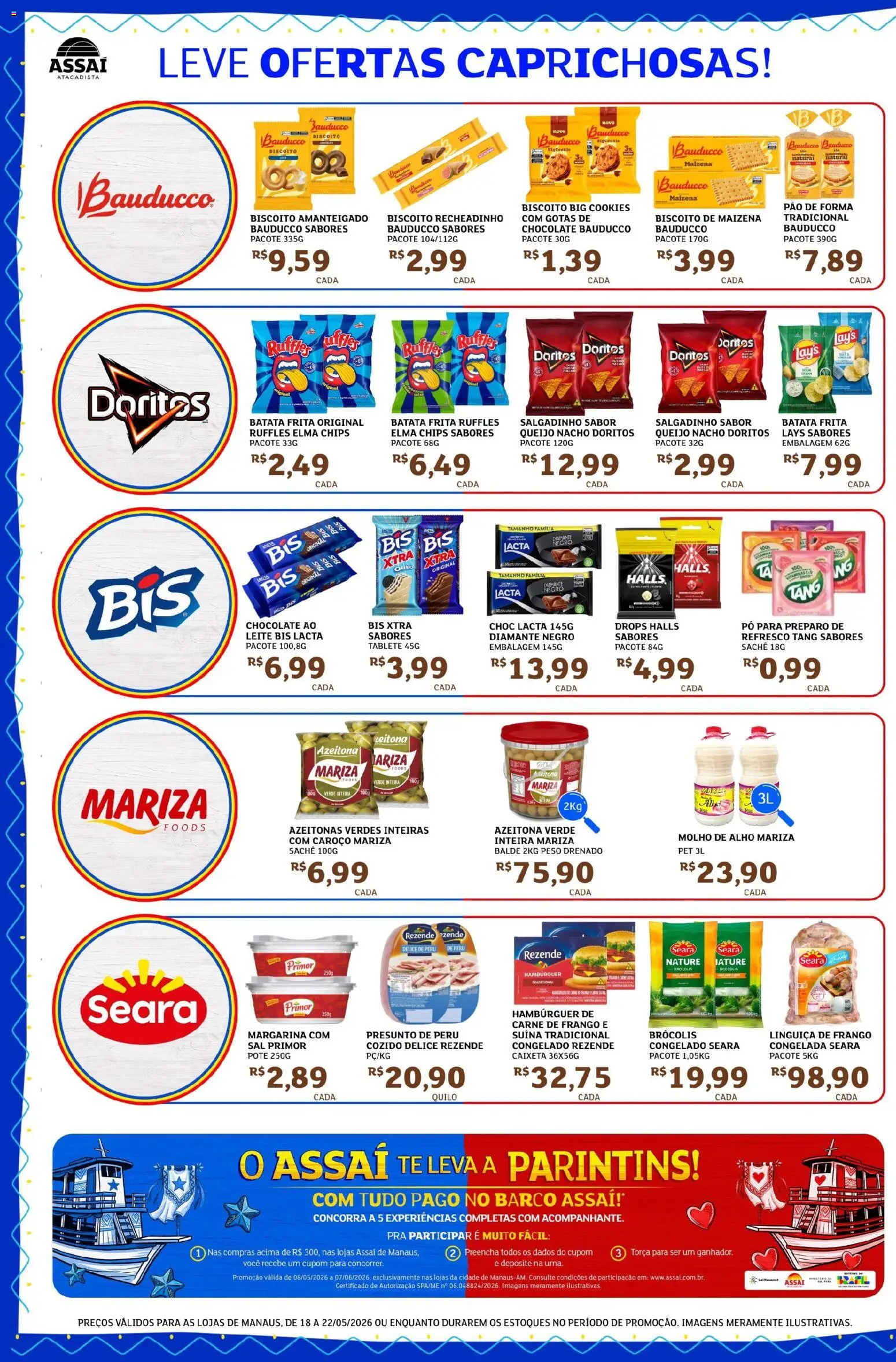 Assaí Atacadista Folheto - válido de 18.05.2026 | Página: 2 | Produtos: Elma Chips, Batata, Batata frita, Balde