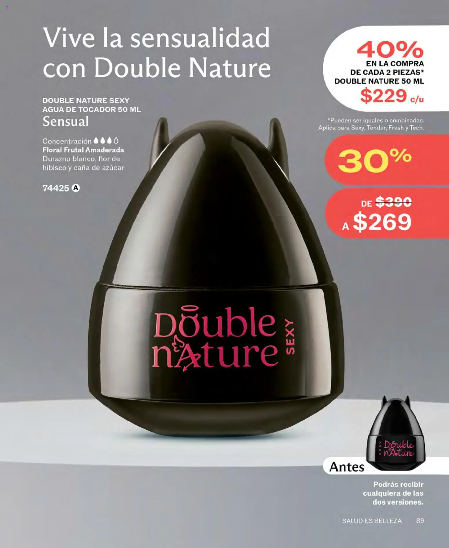 Nuevas ofertas de JAFRA válidas en toda la República Mexicana desde el 01.06.2026. ¡Encuentra las mejores ofertas en JAFRA catálogo! | Página: 89 | Productos: Azúcar, Durazno, Agua