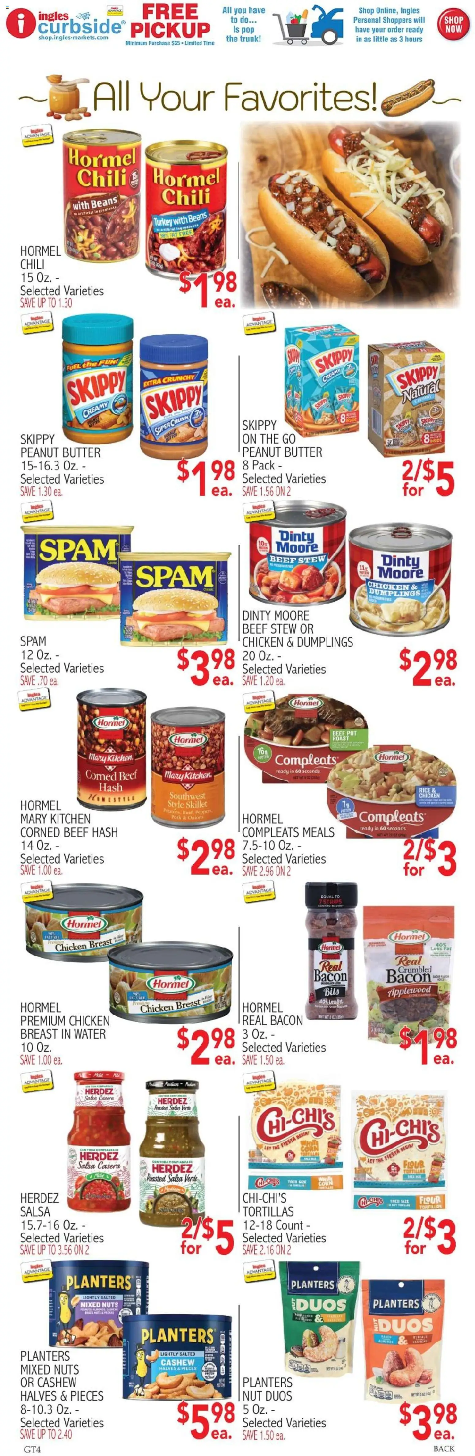 Ingles Weekly Ad - valid from 08/26/2026 | Page: 8 | Products: Skillet, Rice, Nuts, Dumplings