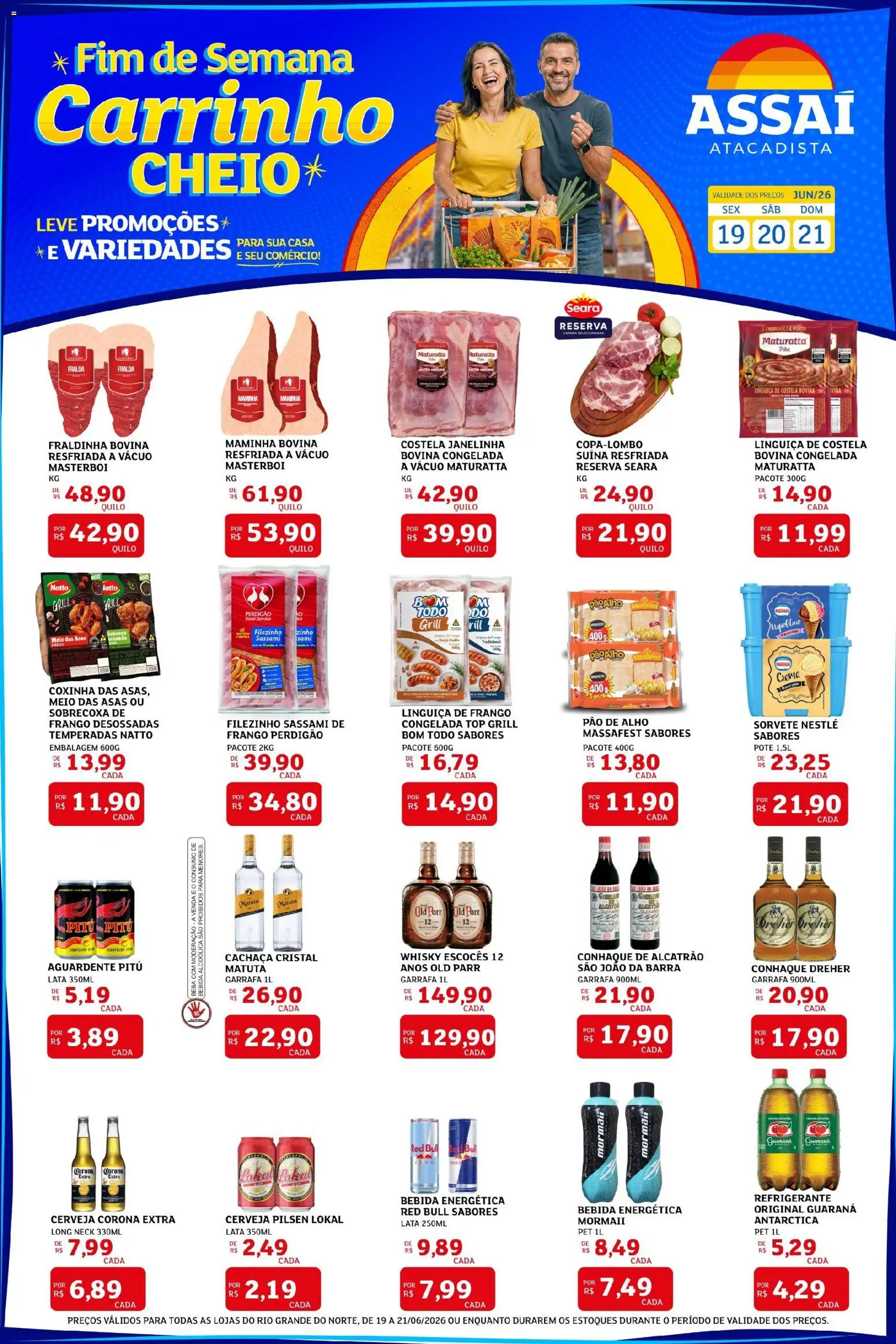 Assaí Atacadista Folheto - válido de 19.06.2026 | Página: 1