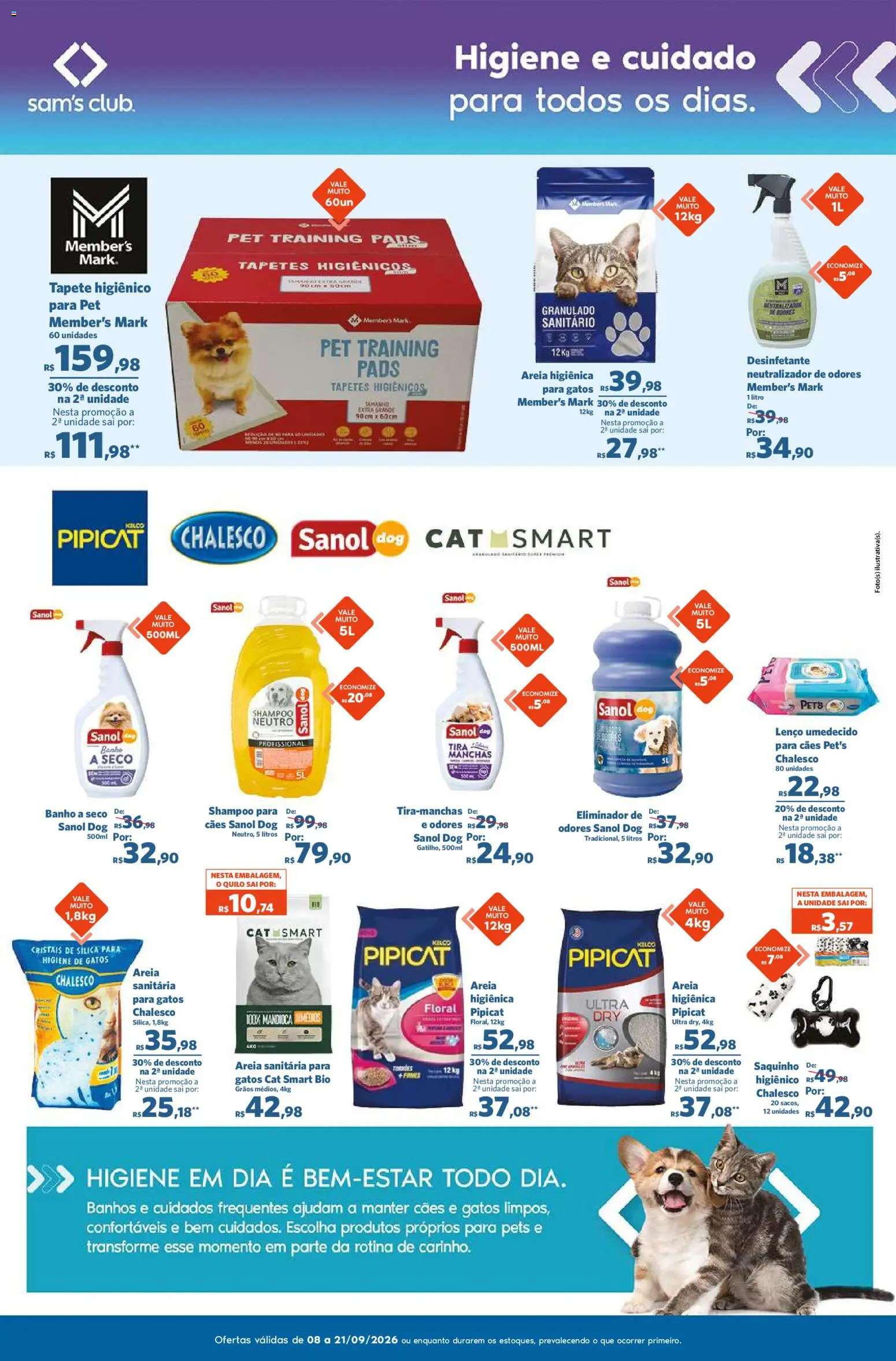 Sam's Club Folheto - válido de 08/09/2026 | Página: 5 | Produtos: Mandioca, Lenço, Tapete, Lenço umedecido