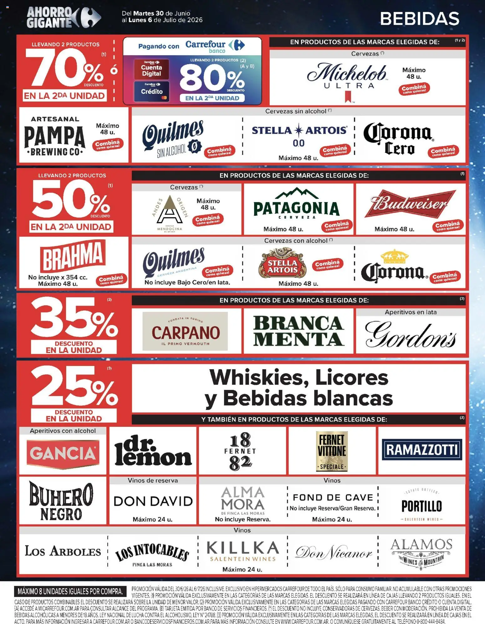 Carrefour - Carrefour Hiper │ válido desde el 30/06/2026 | Página: 13 | Productos: Sobre, Fernet, Cerveza