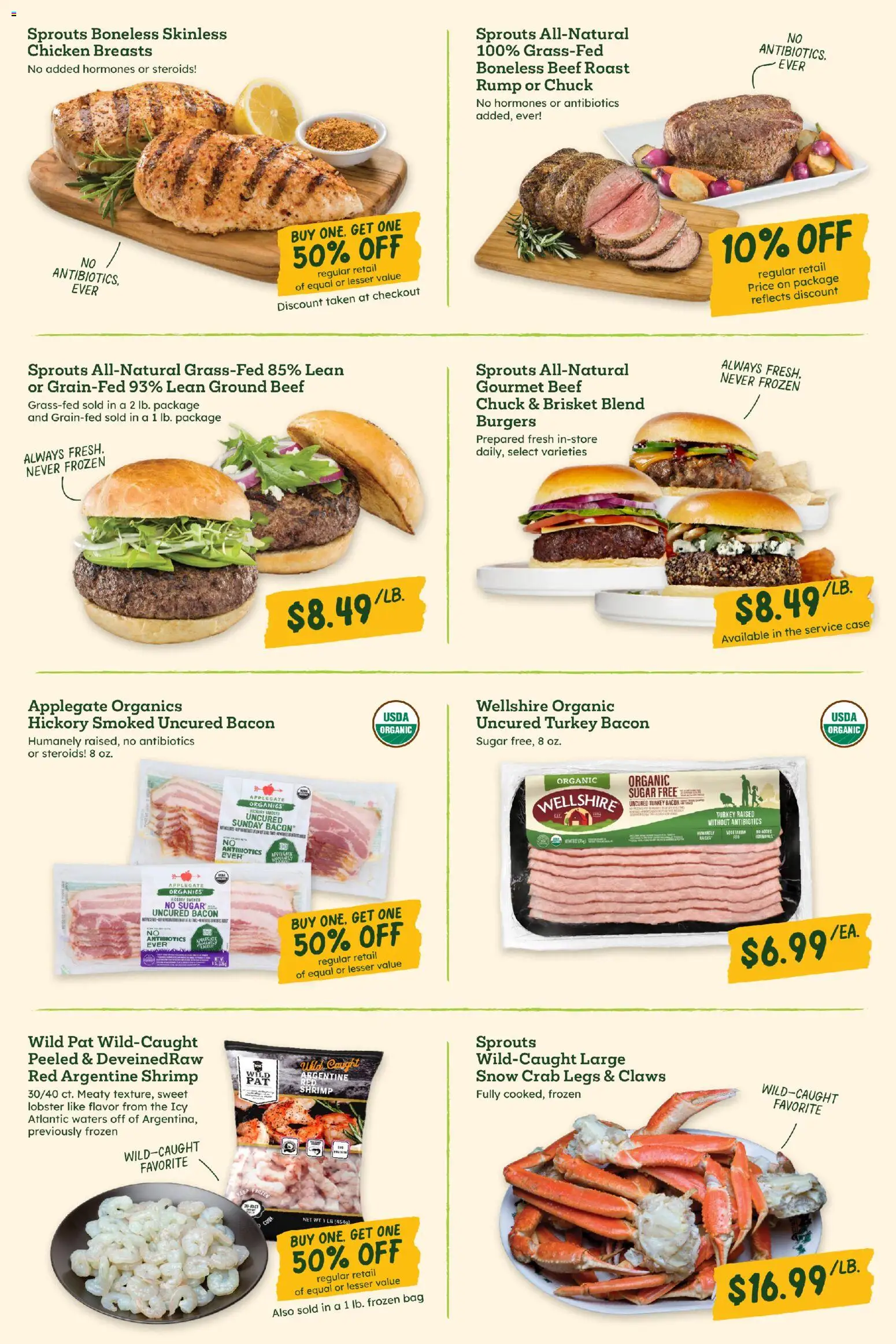 Sprouts Weekly Ad - valid from 17.06.2026 | Page: 4 | Products: Beef, Sugar, Case, Bag