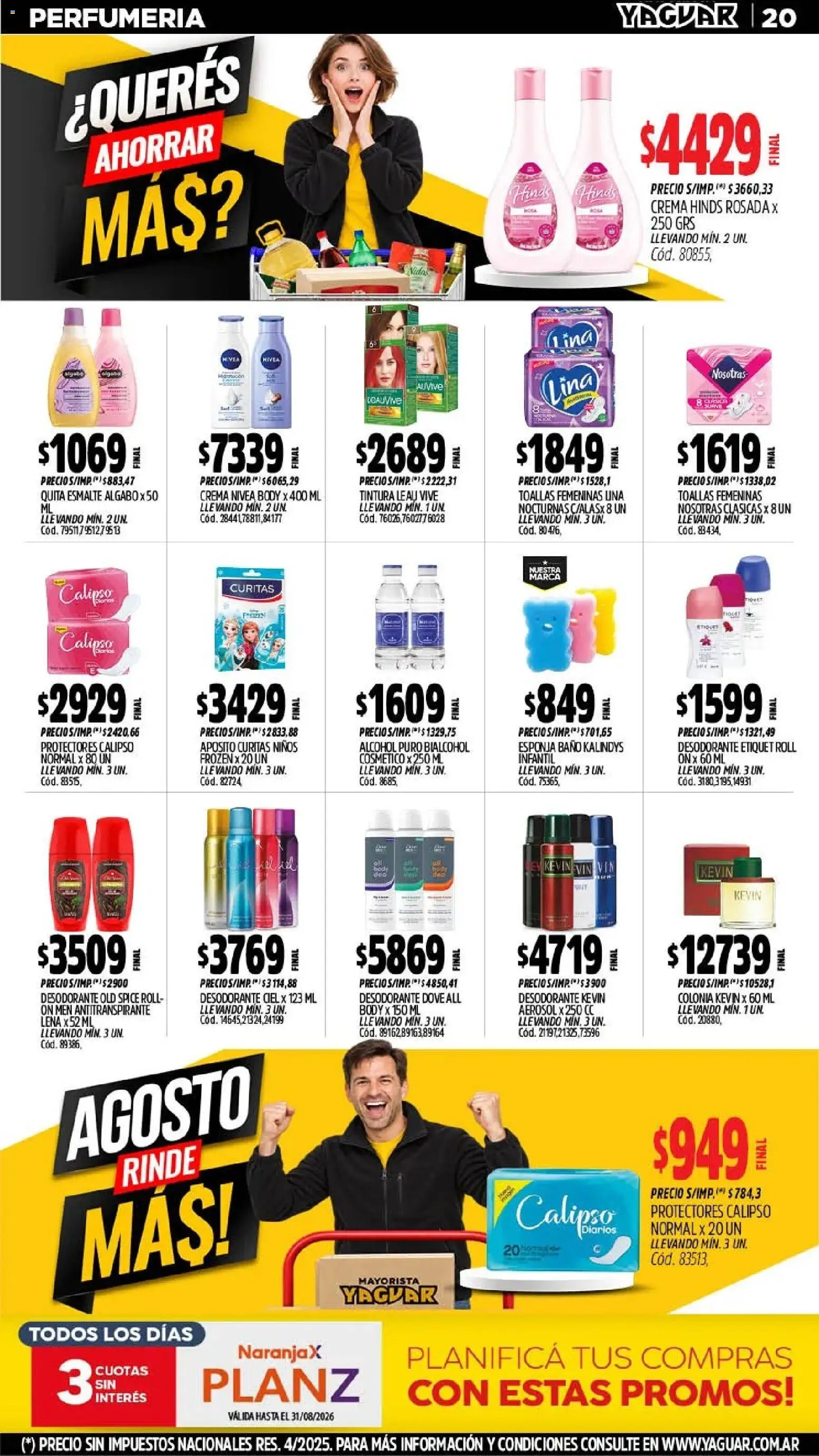 Yaguar - Oferta Semanal General Roca │ válido desde el 17/07/2026 | Página: 22 | Productos: Tintura, Esponja, Leña, Alcohol