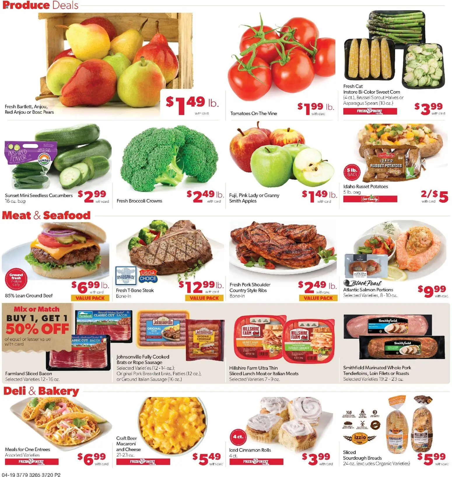 Family Fare Weekly Ad - valid from 19.04.2026 | Page: 2 | Products: Bakery, Asparagus, Ham, Cucumbers