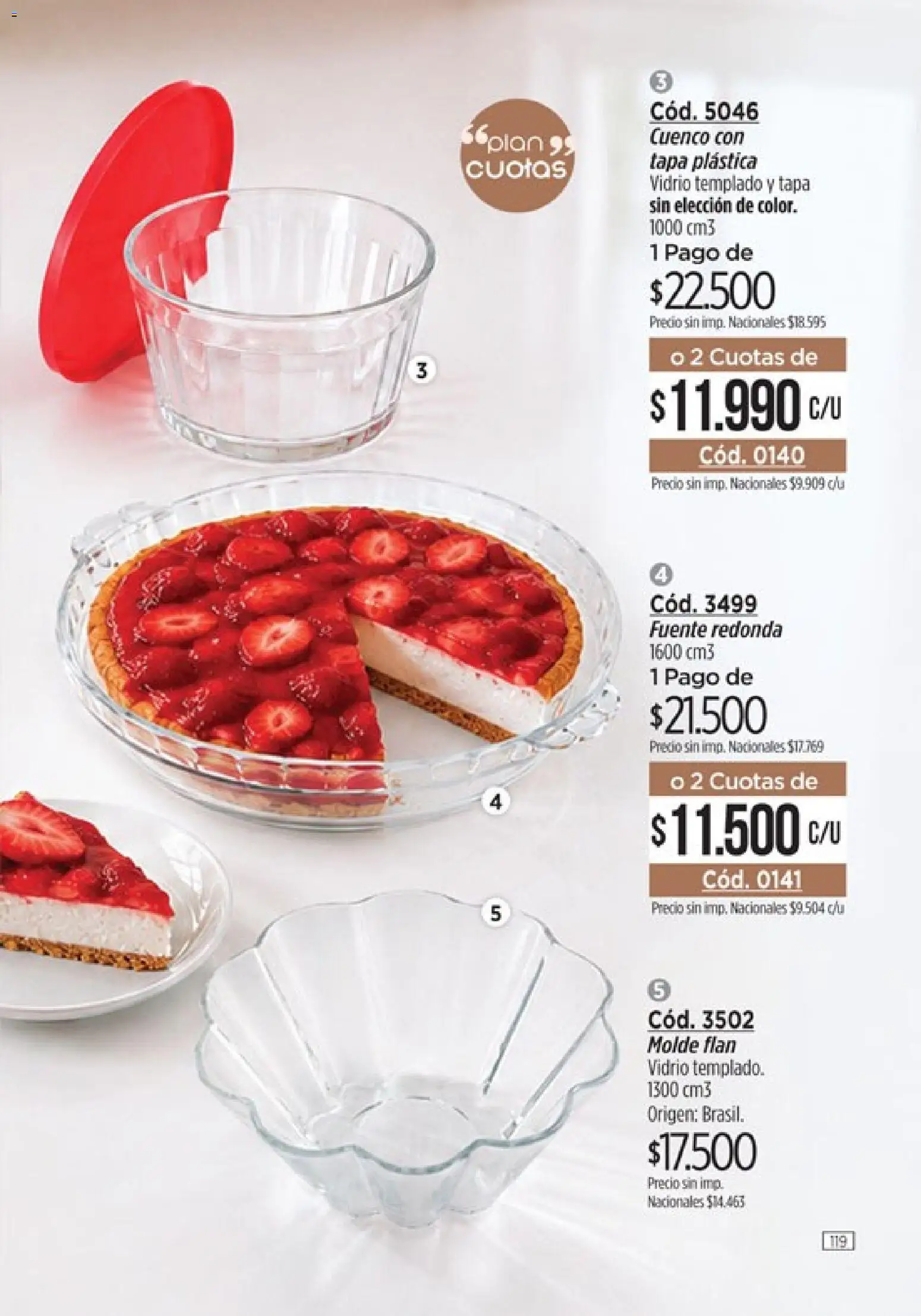 Catálogo Amodil Campaña 16 │ válido desde el 19/09/2026 | Página: 119 | Productos: Molde, Fuente