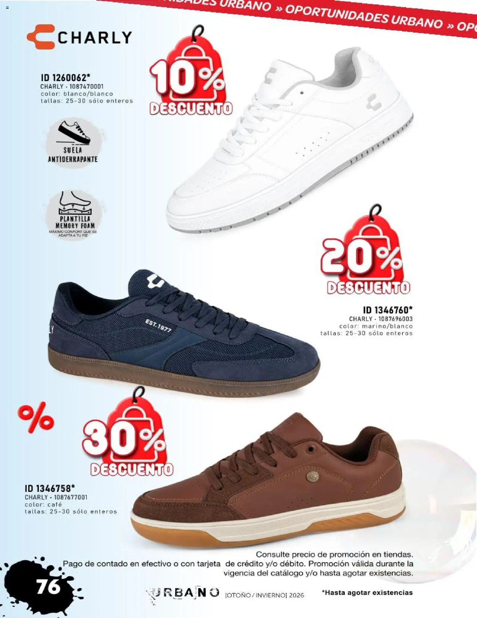 Nuevas ofertas de Price Shoes válidas en toda la República Mexicana desde el 15/10/2026. ¡Encuentra las mejores ofertas en Price Shoes catálogo Urbano! | Página: 74