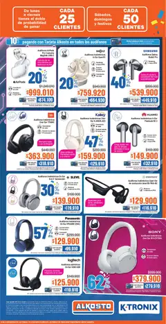 Ktronix catálogo -  Vista previa de la revista de la tienda Ktronix valido desde el 04/07/2026 | Página: 9 | Productos: Té, Estuche, Audífonos, Batería