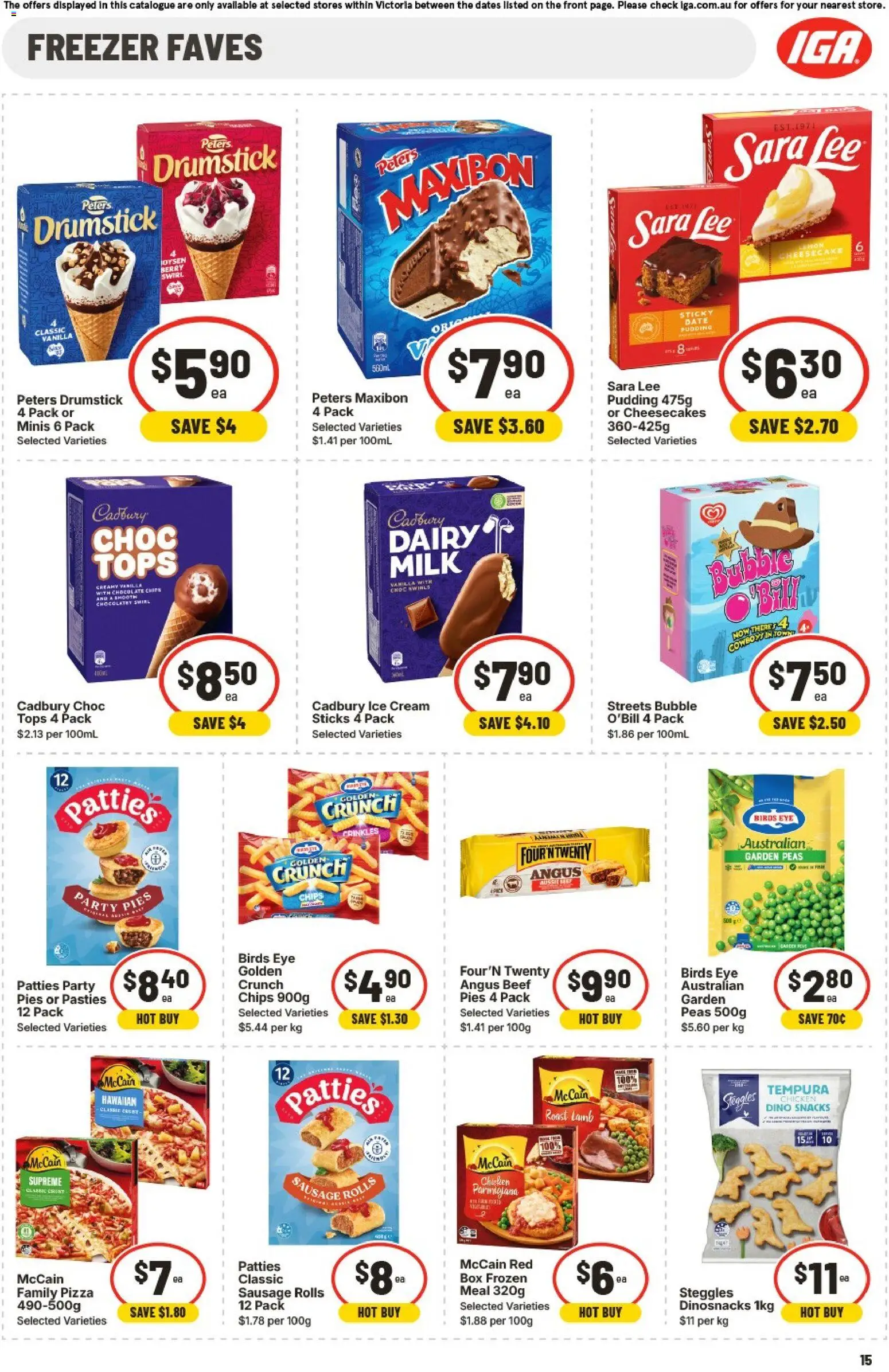 IGA catalogue - valid from 02/09/2026 | Page: 13 | Products: Snacks, Chicken, Ice cream, Sausage