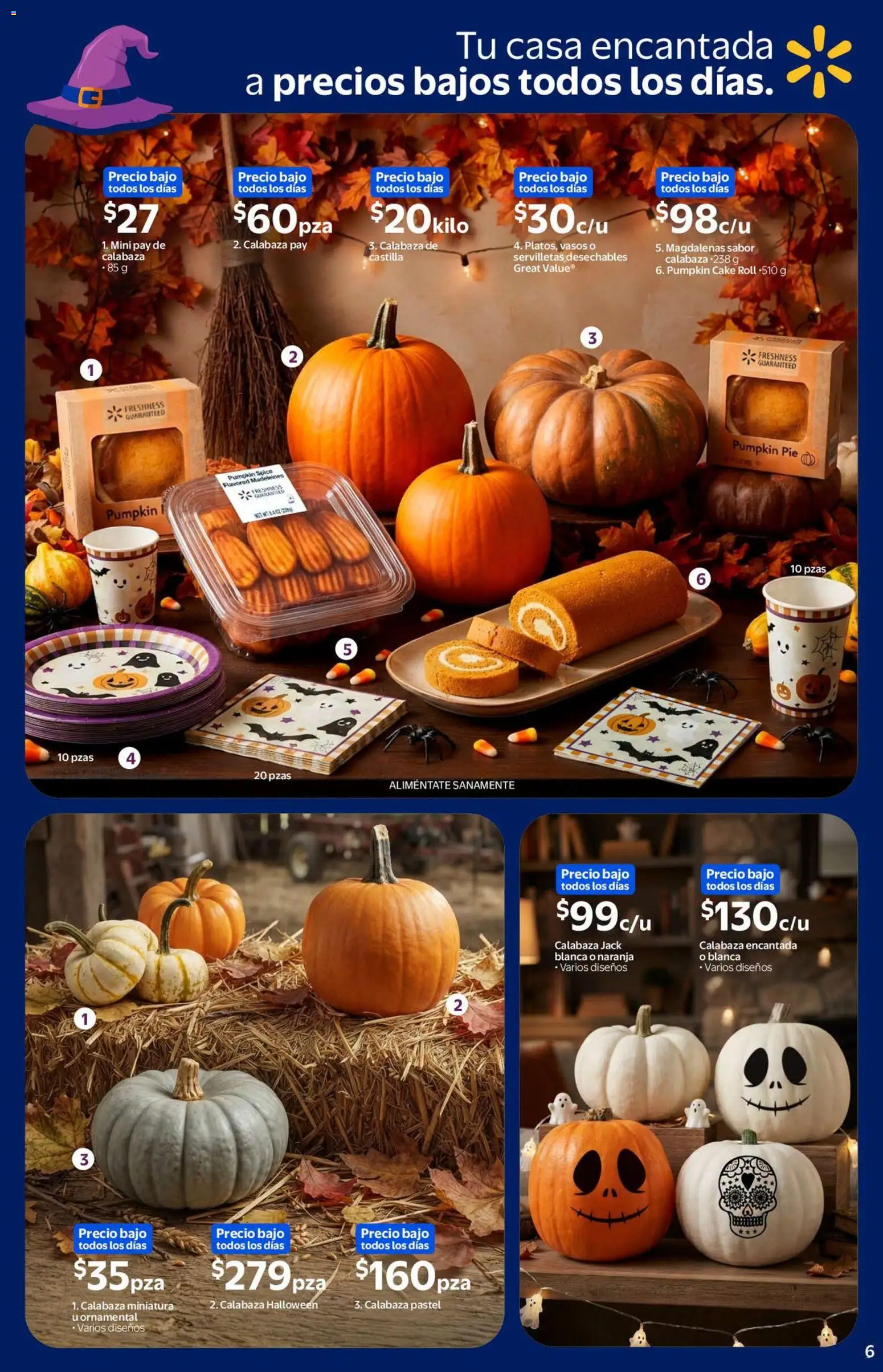 Nuevas ofertas de Walmart Express válidas en toda la República Mexicana desde el 01/10/2026. ¡Encuentra las mejores ofertas en Walmart Express folleto Halloween! | Página: 6