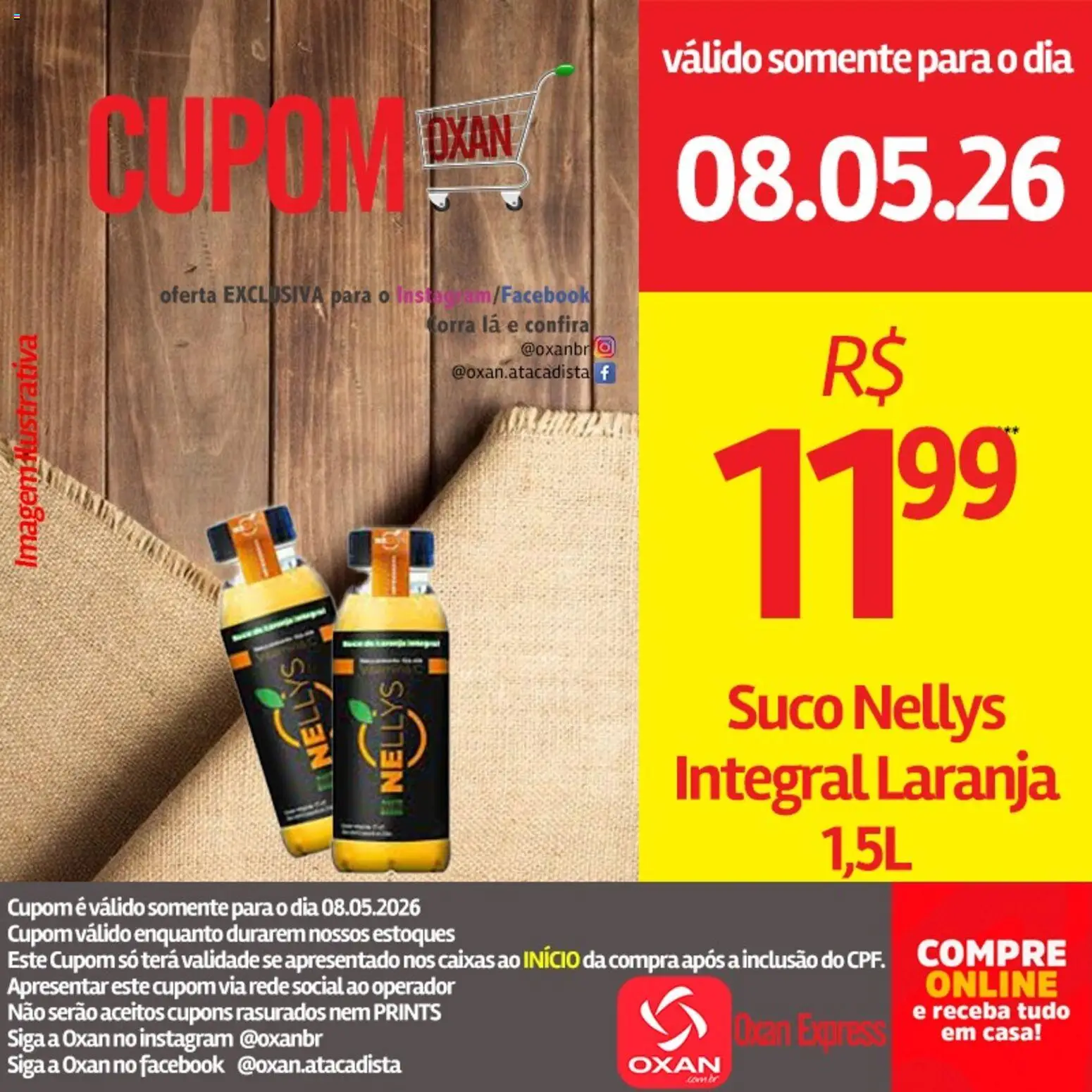 Oxan Atacadista Folheto - válido de 08.05.2026 | Página: 6 | Produtos: Suco