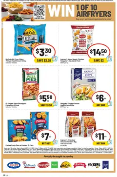 Preview of IGA catalogue - valid from 29/07/2026 | Page: 28 | Products: Cheese, Chicken, Pork, Pies