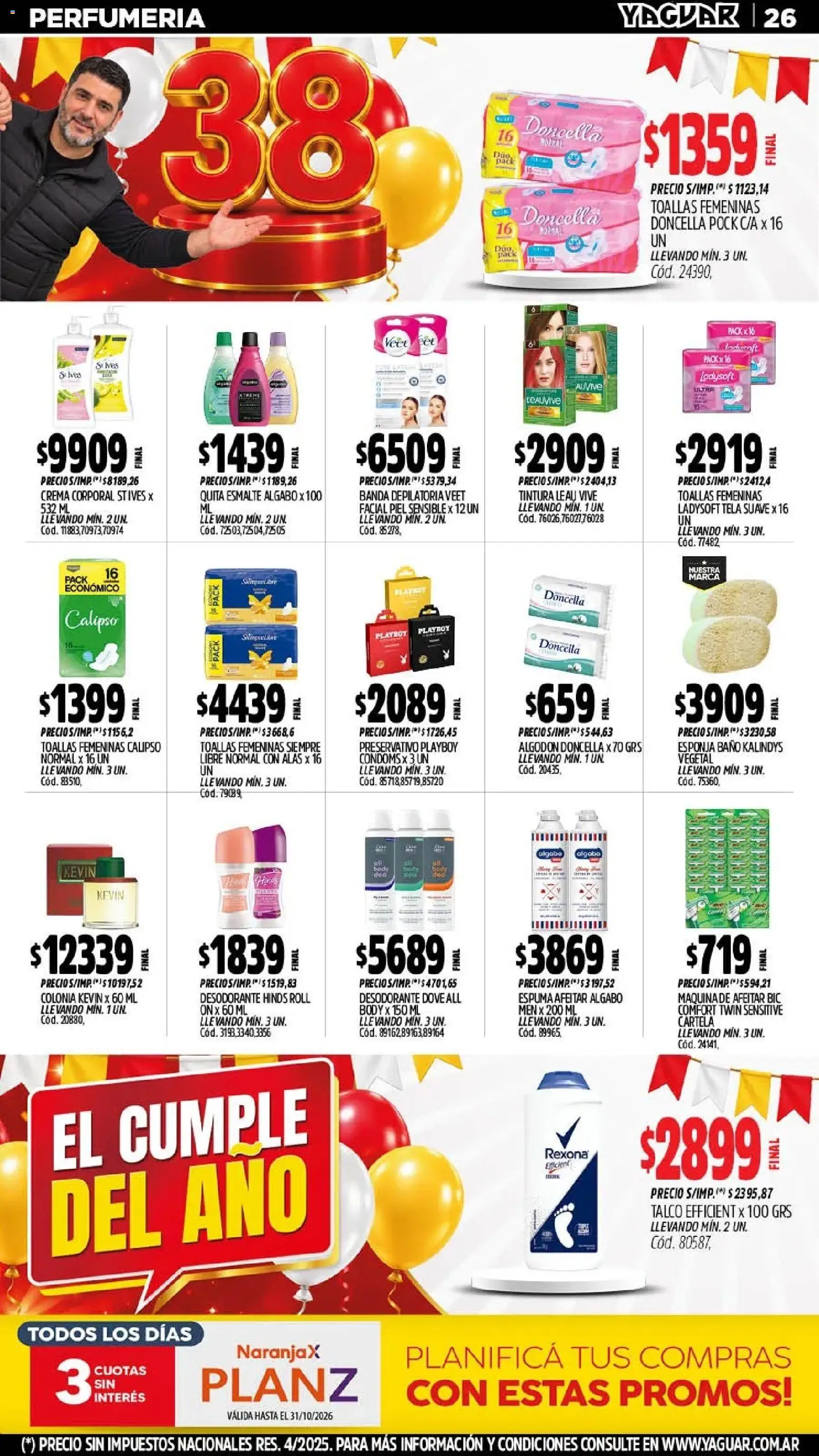 Yaguar - Oferta semanal Mar del Plata │ válido desde el 05/10/2026 | Página: 25