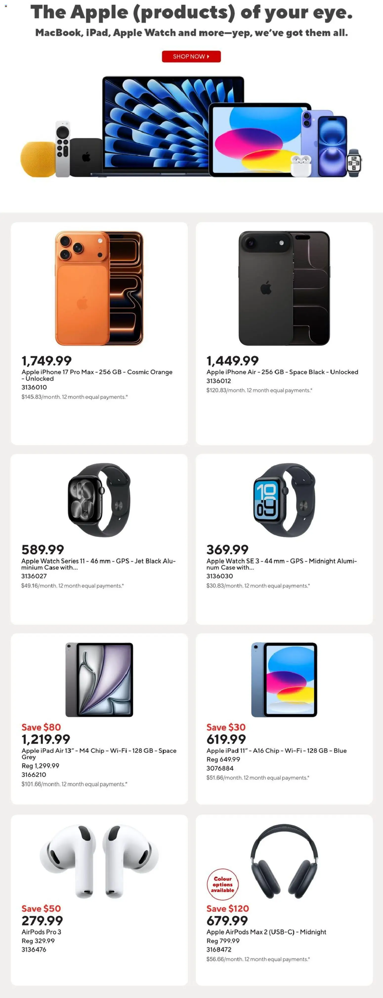 Staples flyer valid from Aug 7, 2026 | Page: 14 | Products: Watch, Case
