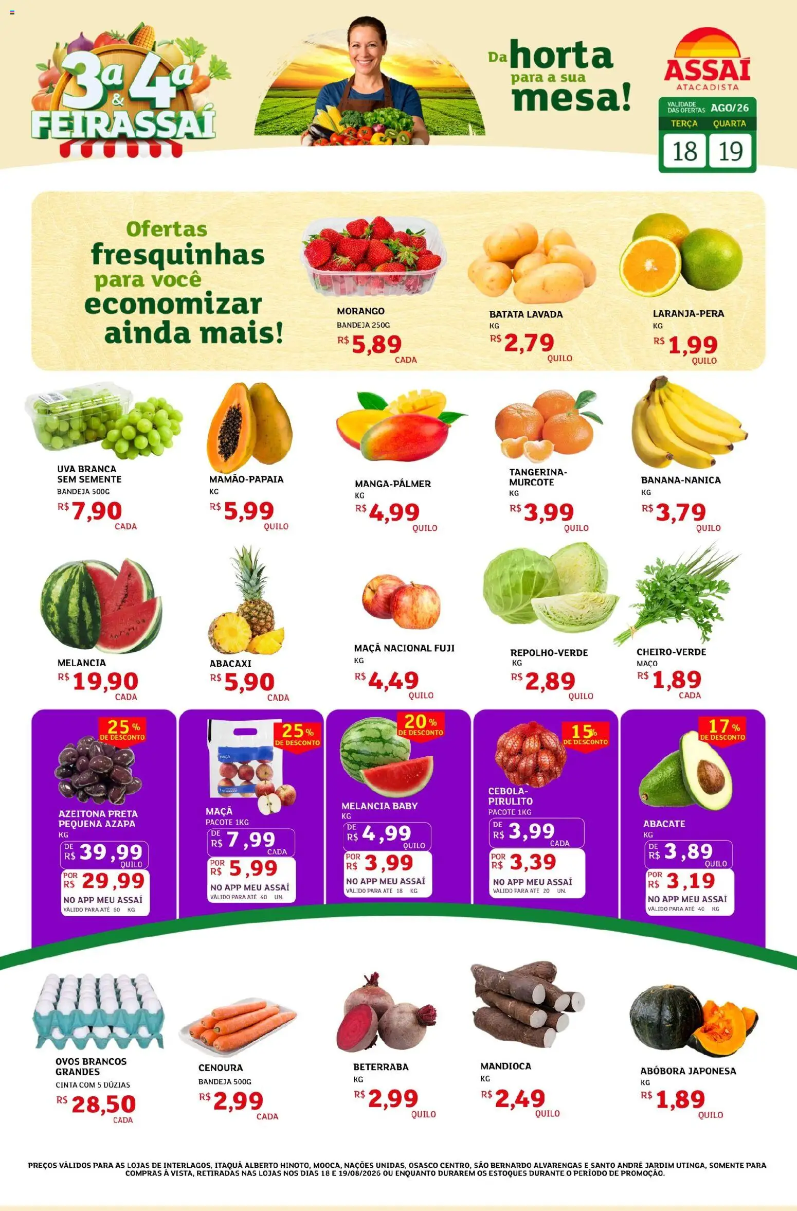 Assaí Atacadista Folheto - válido de 18/08/2026 | Página: 1