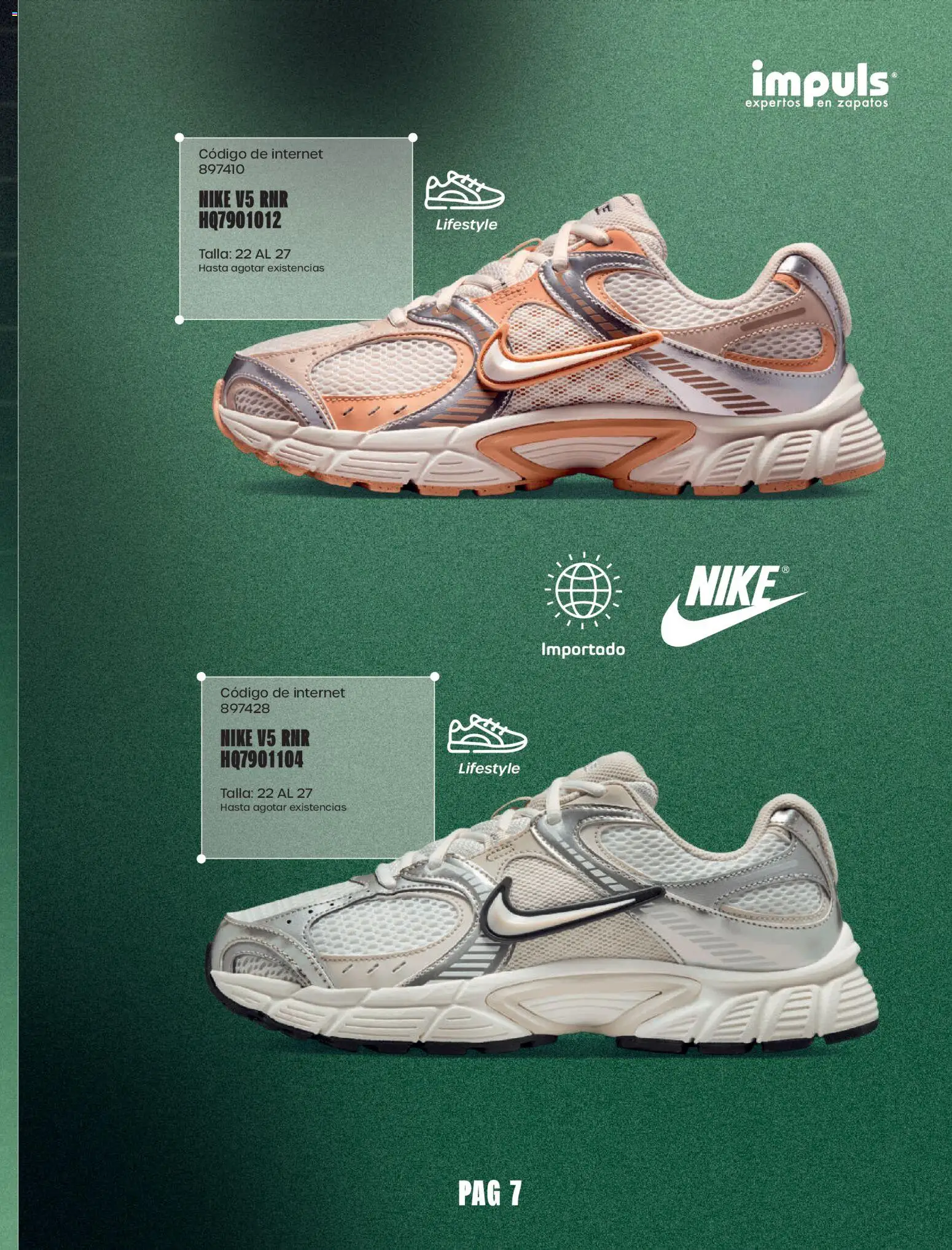 Nuevas ofertas de Impuls válidas en toda la República Mexicana desde el 01/09/2026. ¡Encuentra las mejores ofertas en Impuls catálogo Urban Sport! | Página: 9 | Productos: Zapatos