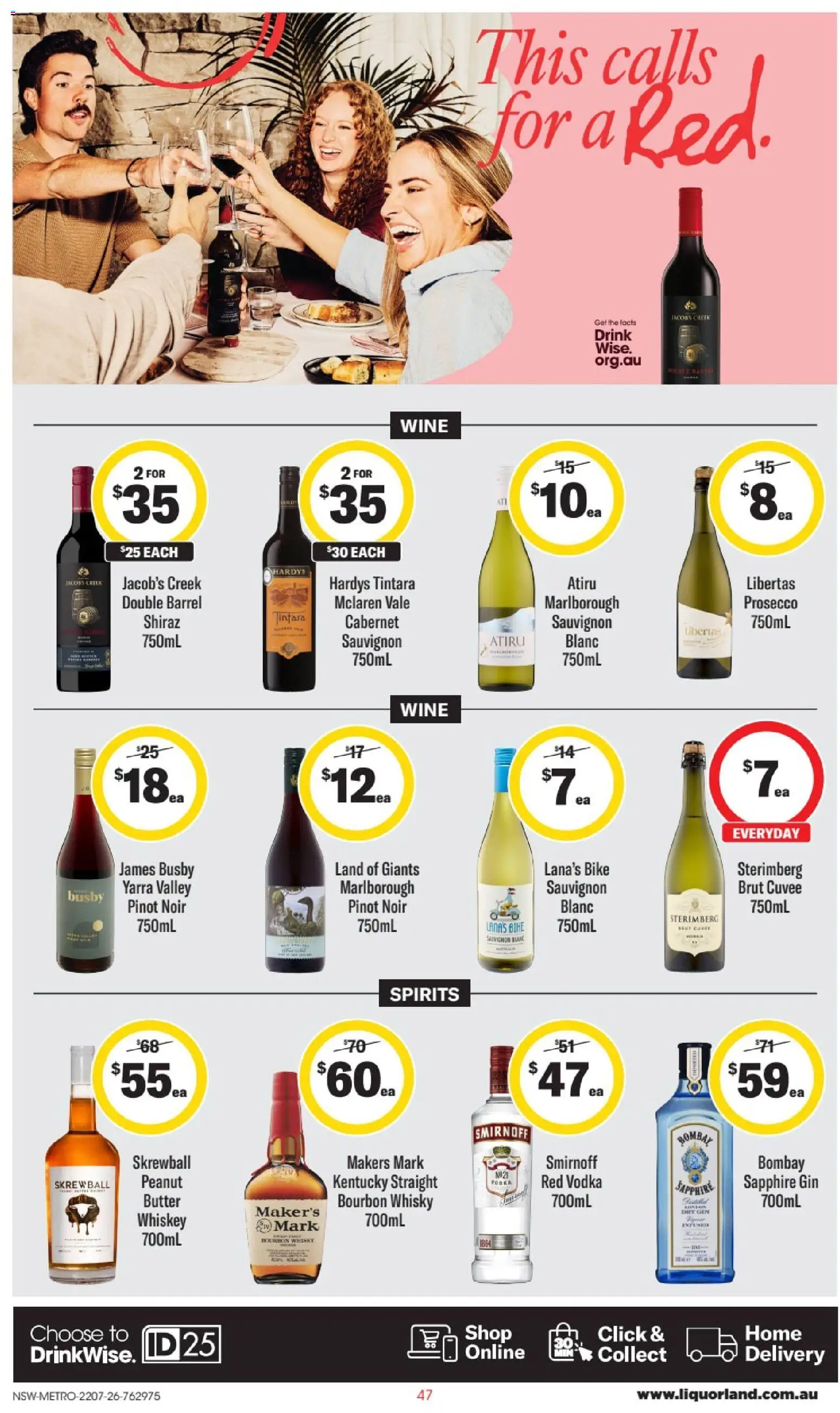 Liquorland catalogue - valid from 22/07/2026 | Page: 2 | Products: Butter, Wine, Vodka, Whiskey