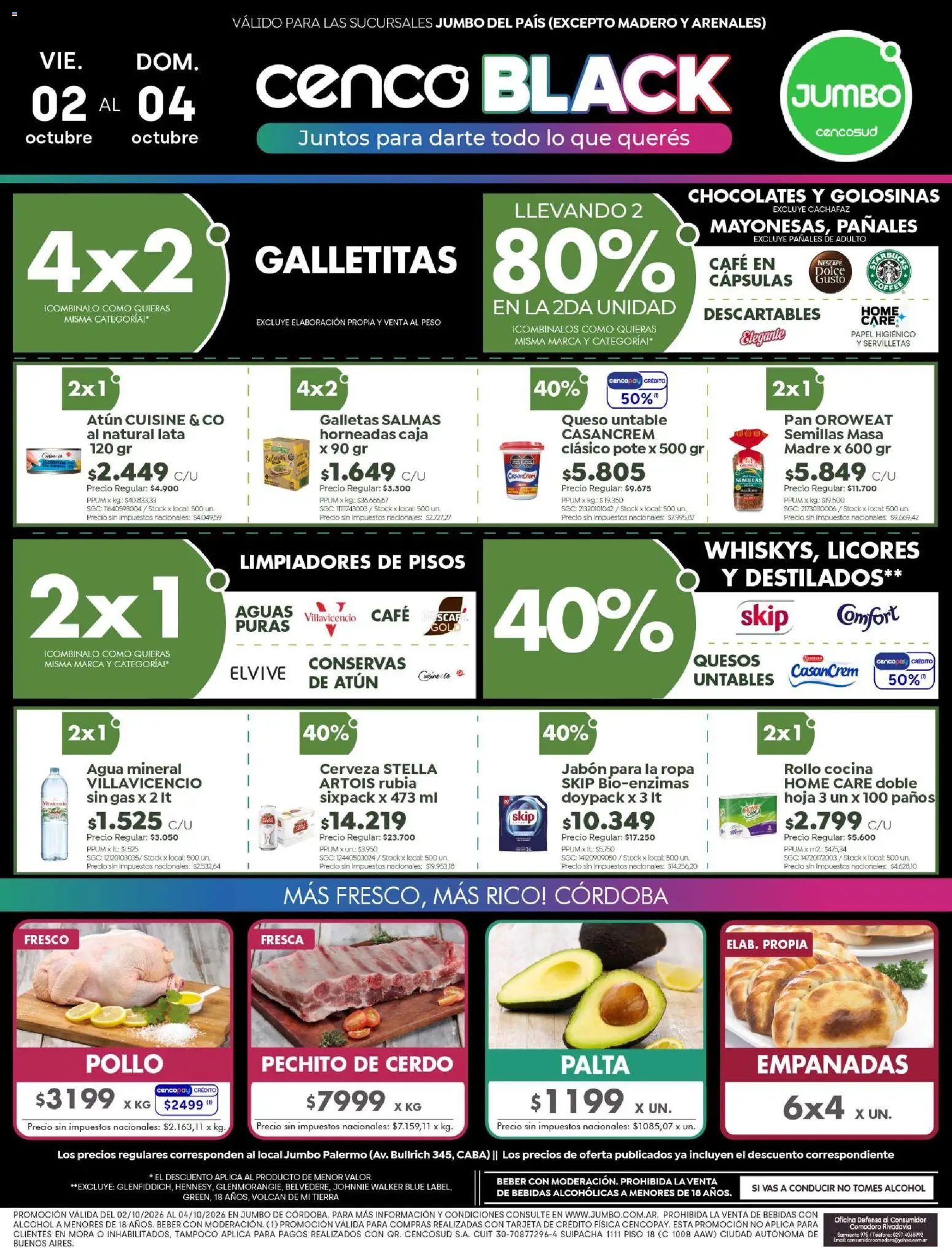Jumbo - Cenco Black Córdoba │ válido desde el 02/10/2026 | Página: 1