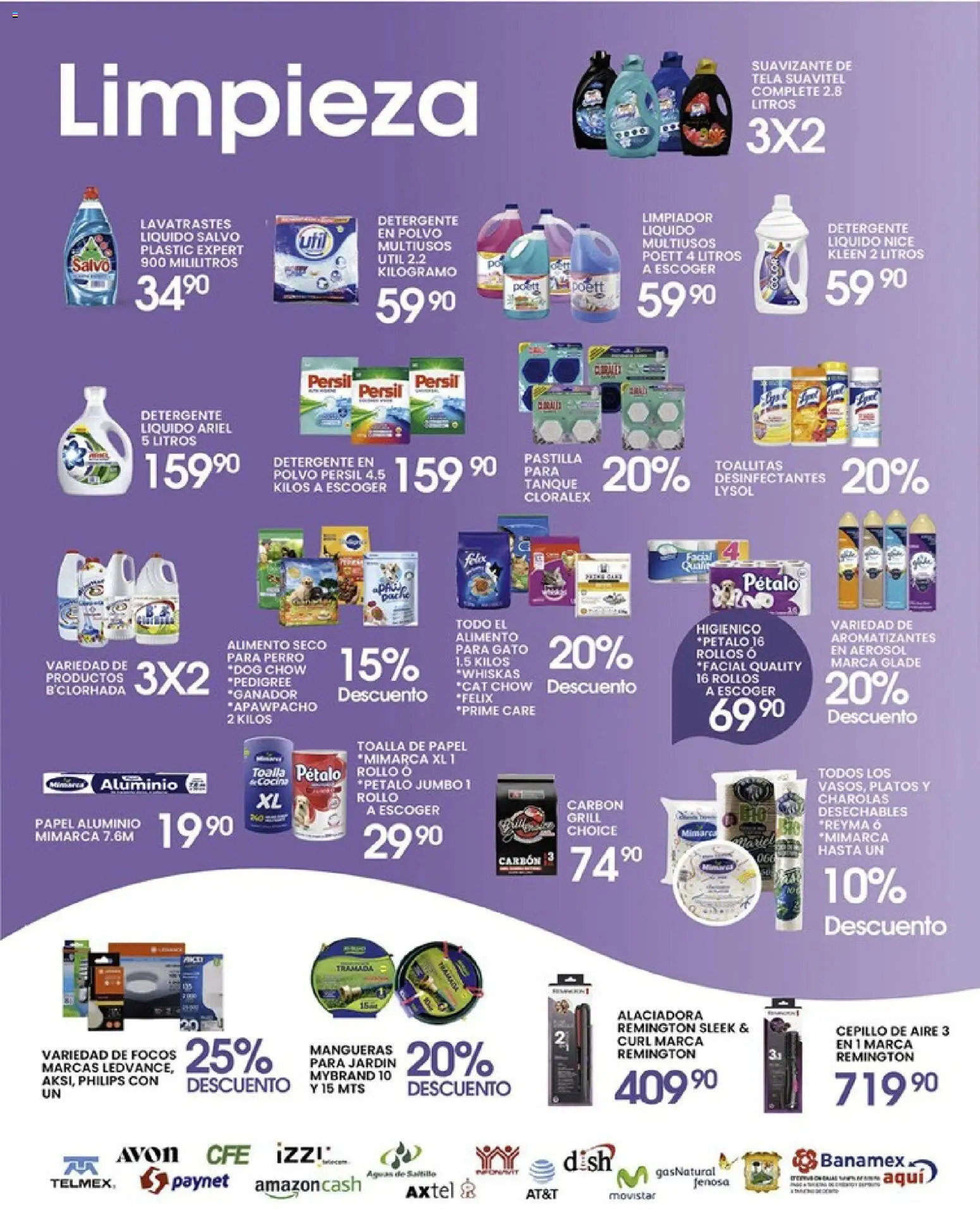 Nuevas ofertas de Alsuper válidas en toda la República Mexicana desde el 10.04.2026. ¡Encuentra las mejores ofertas en Alsuper folleto Saltillo! | Página: 5 | Productos: Cepillo, Suavizante, Limpiador, Polvo