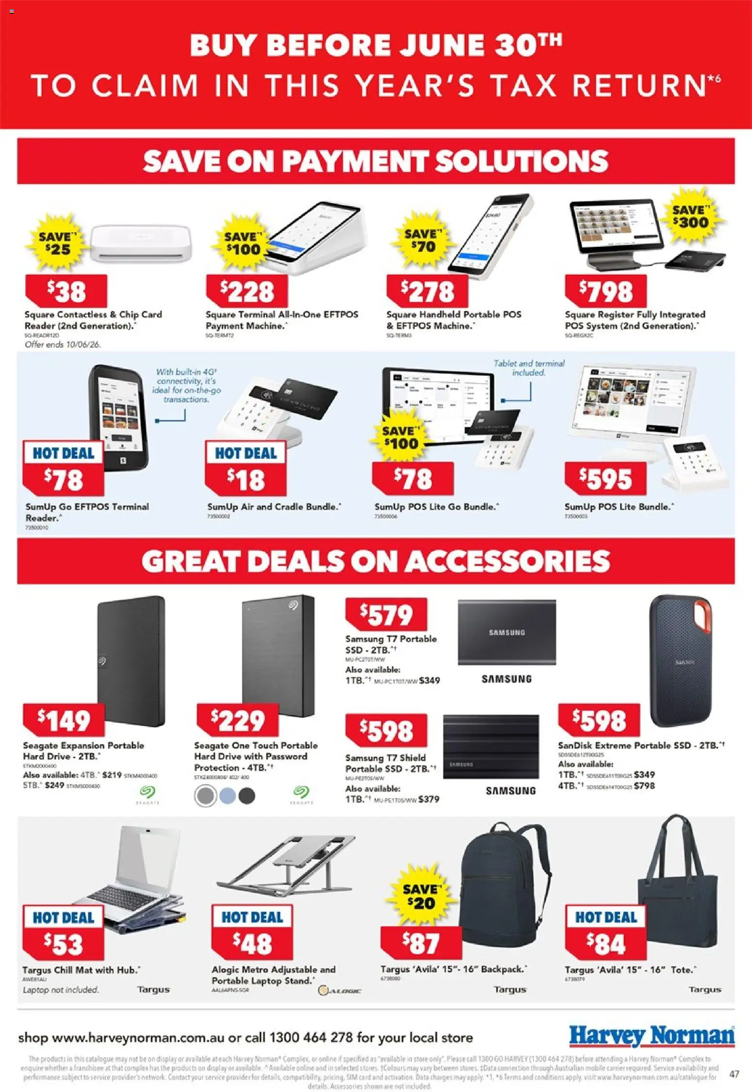 Harvey Norman catalogue - valid from 05.06.2026 | Page: 47 | Products: Tablet, Laptop, Portable, Mobile
