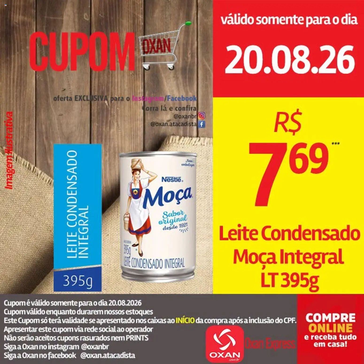 Oxan Atacadista Folheto - válido de 20/08/2026 | Página: 16 | Produtos: Leite, Leite condensado