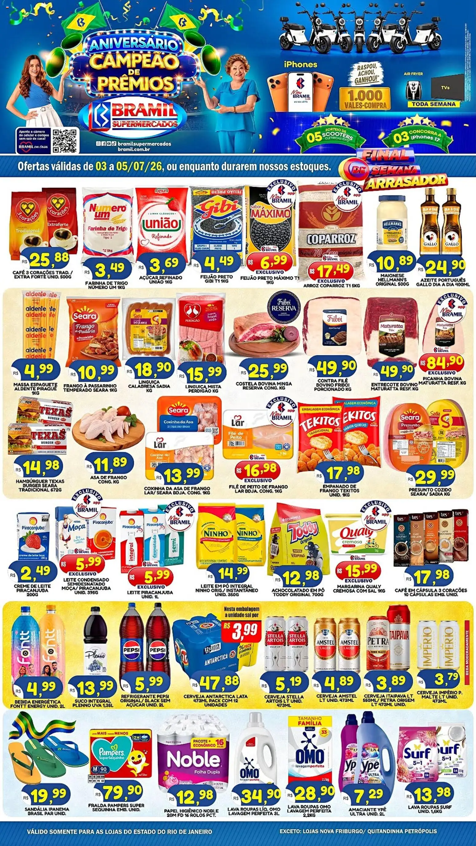 Bramil Supermercados Folheto - válido de 03/07/2026 | Página: 1