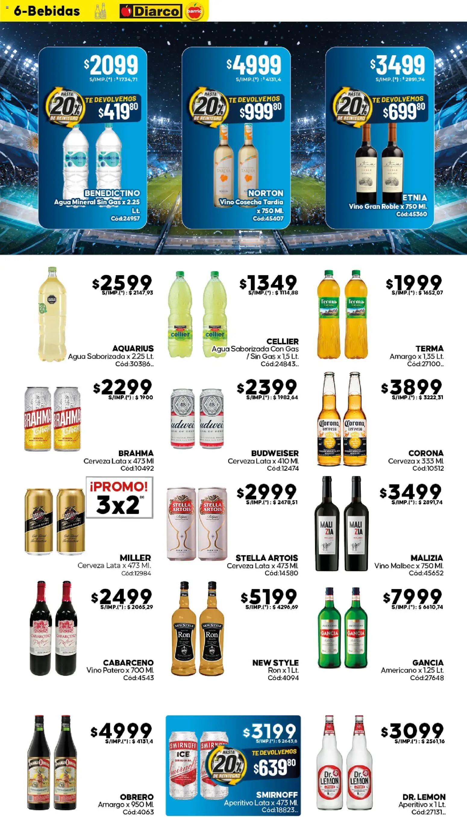 Diarco - Ofertas Diarco Barrio │ válido desde el 22/06/2026 | Página: 6