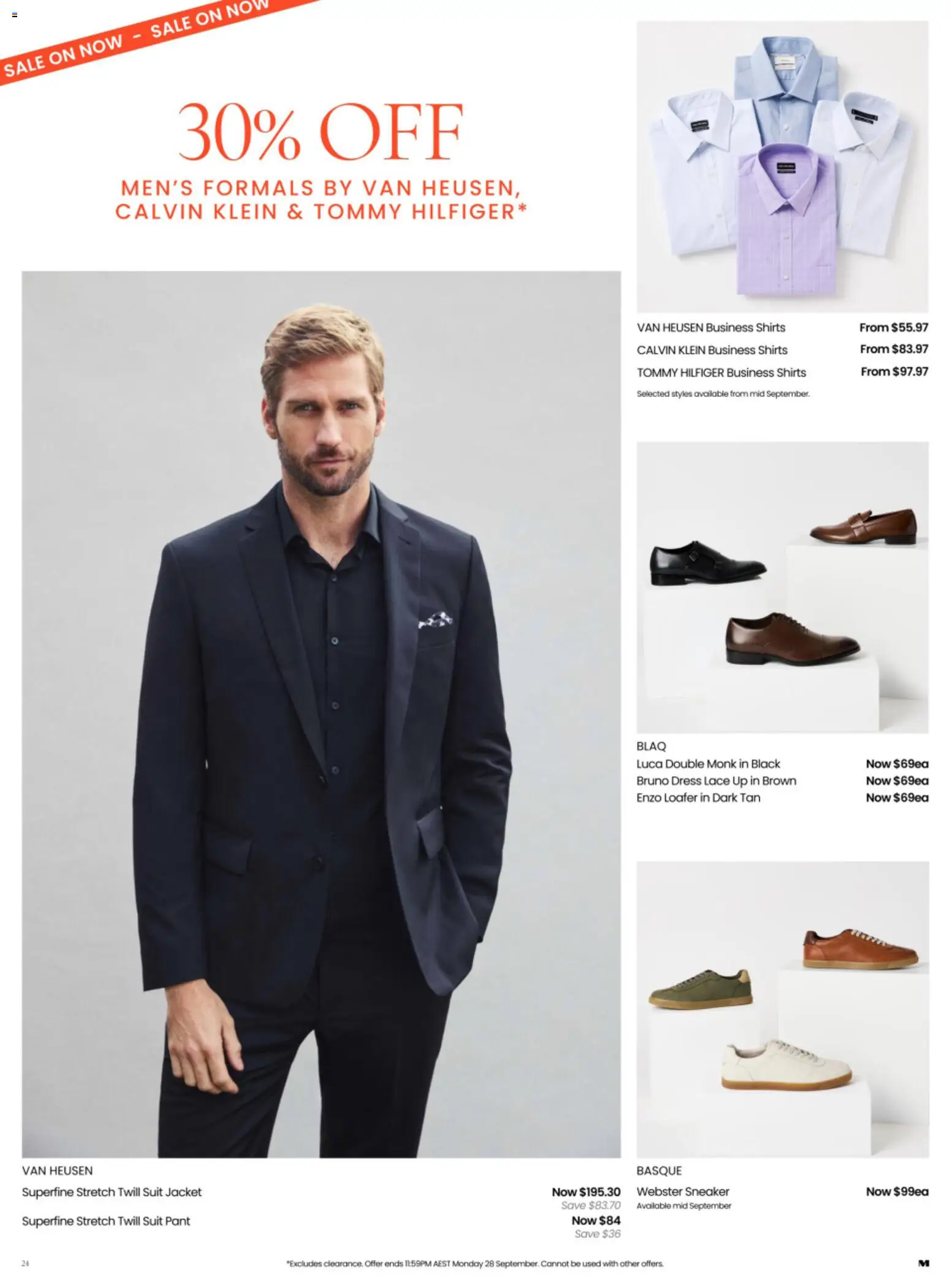 Myer catalogue - valid from 09/09/2026 | Page: 24 | Products: Dress, Jacket, Suit