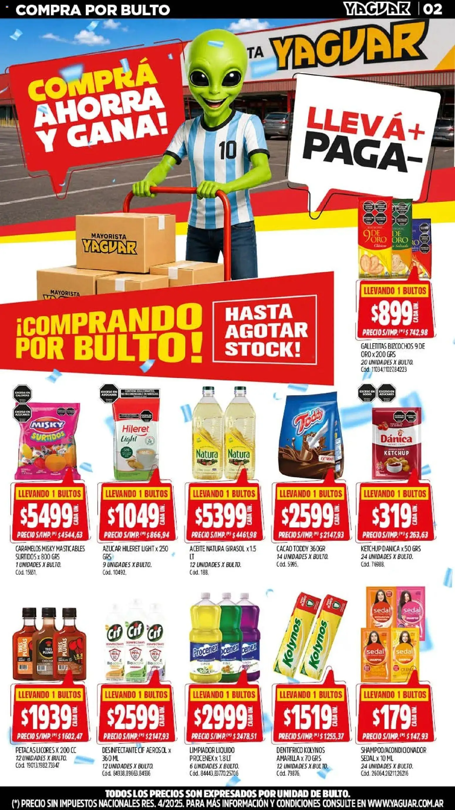 Yaguar - Oferta Semanal Santa Fé │ válido desde el 06/07/2026 | Página: 3 | Productos: Galletitas, Azucar, Ketchup, Bizcochos