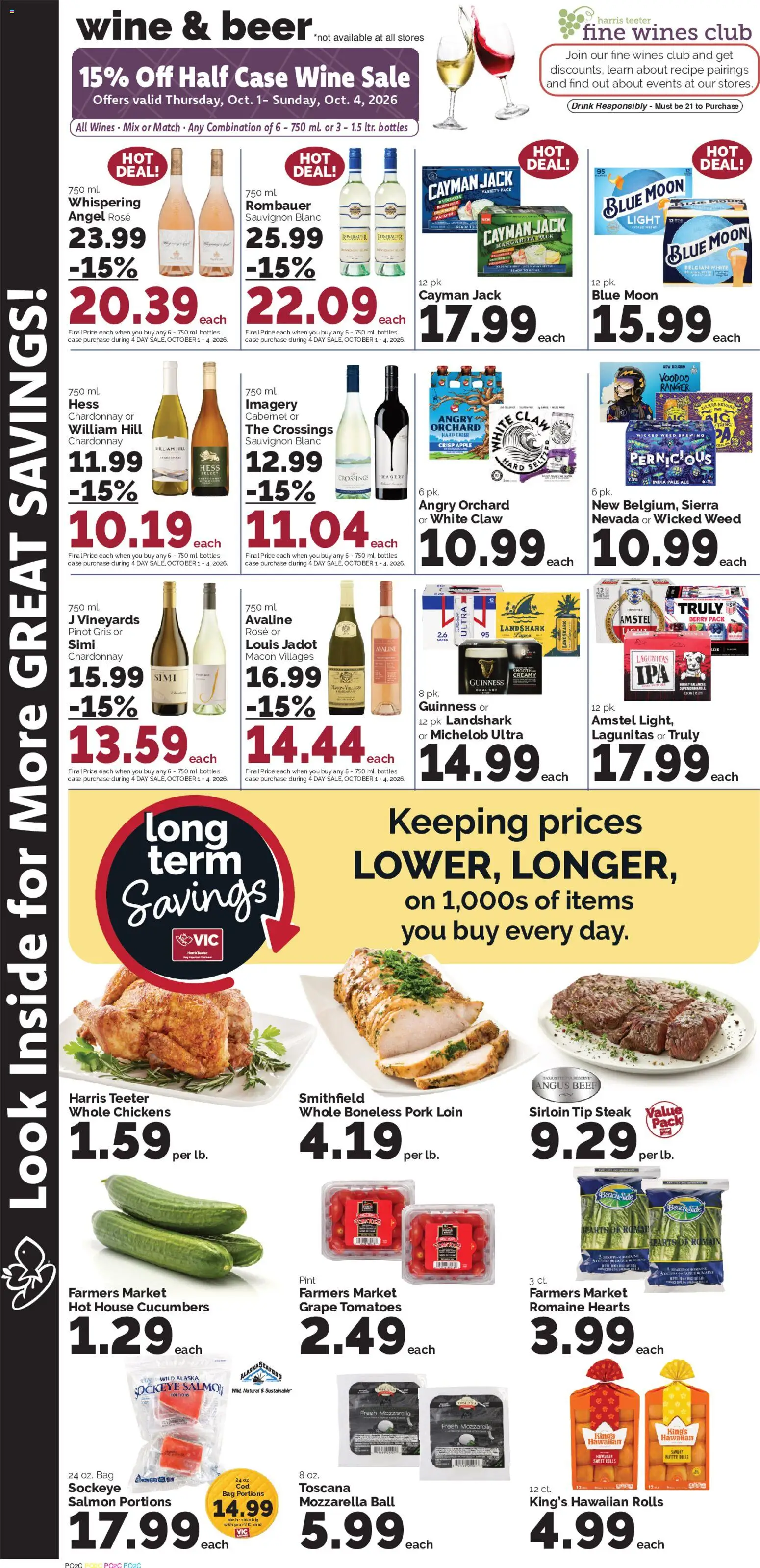 Harris Teeter Weekly Ad - SC - valid from 09/30/2026 | Page: 9 | Products: Cider, Chickens, Pork, Bag