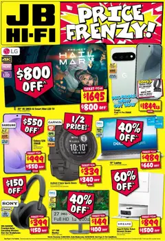 Preview of JB Hi-Fi Price Frenzy - valid from 13/08/2026