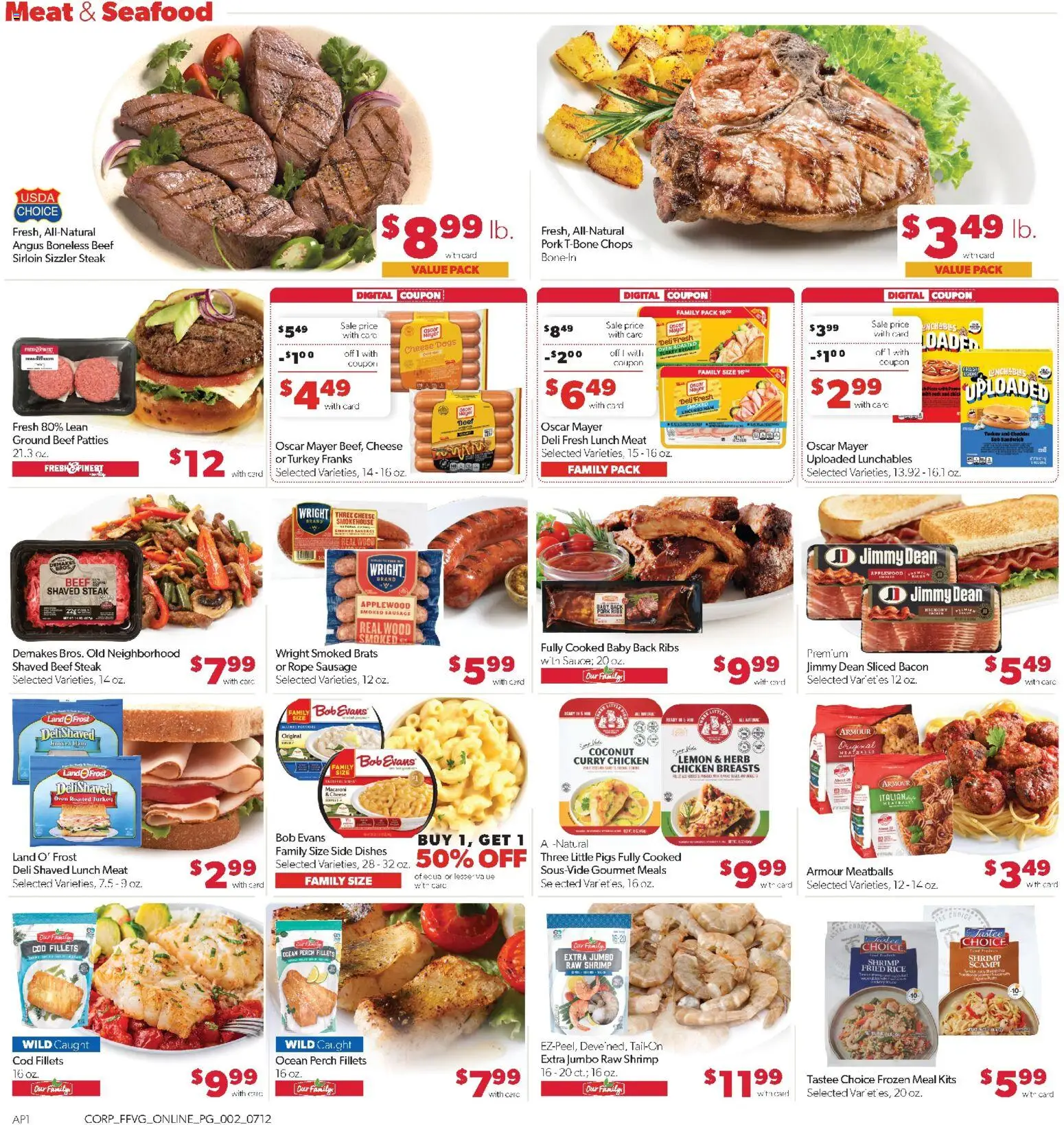 Family Fare Weekly Ad - valid from 07/12/2026 | Page: 6 | Products: Ham, Pork, Rice, Beef