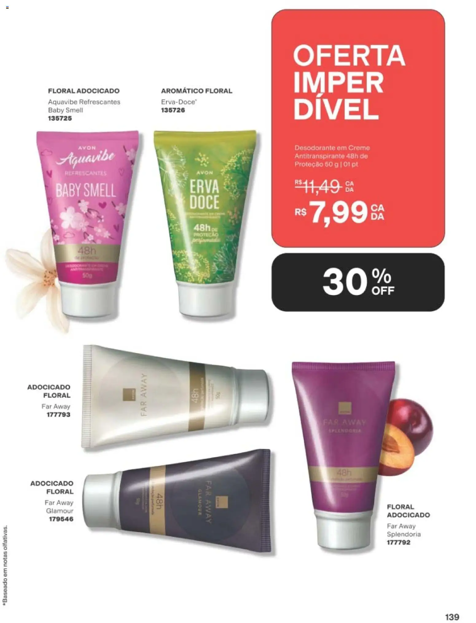Avon Folheto - válido de 22/06/2026 | Página: 140 | Produtos: Desodorante, Creme