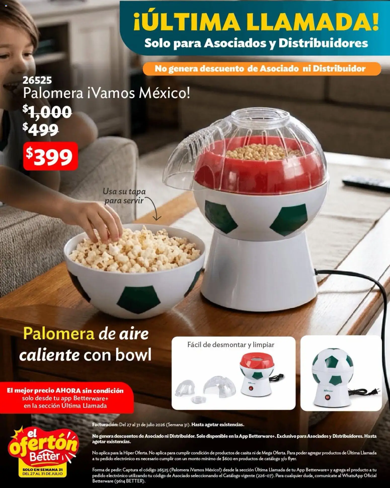 Nuevas ofertas de Betterware válidas en toda la República Mexicana desde el 27/07/2026. ¡Encuentra las mejores ofertas en Betterware catálogo El Ofertón! | Página: 13
