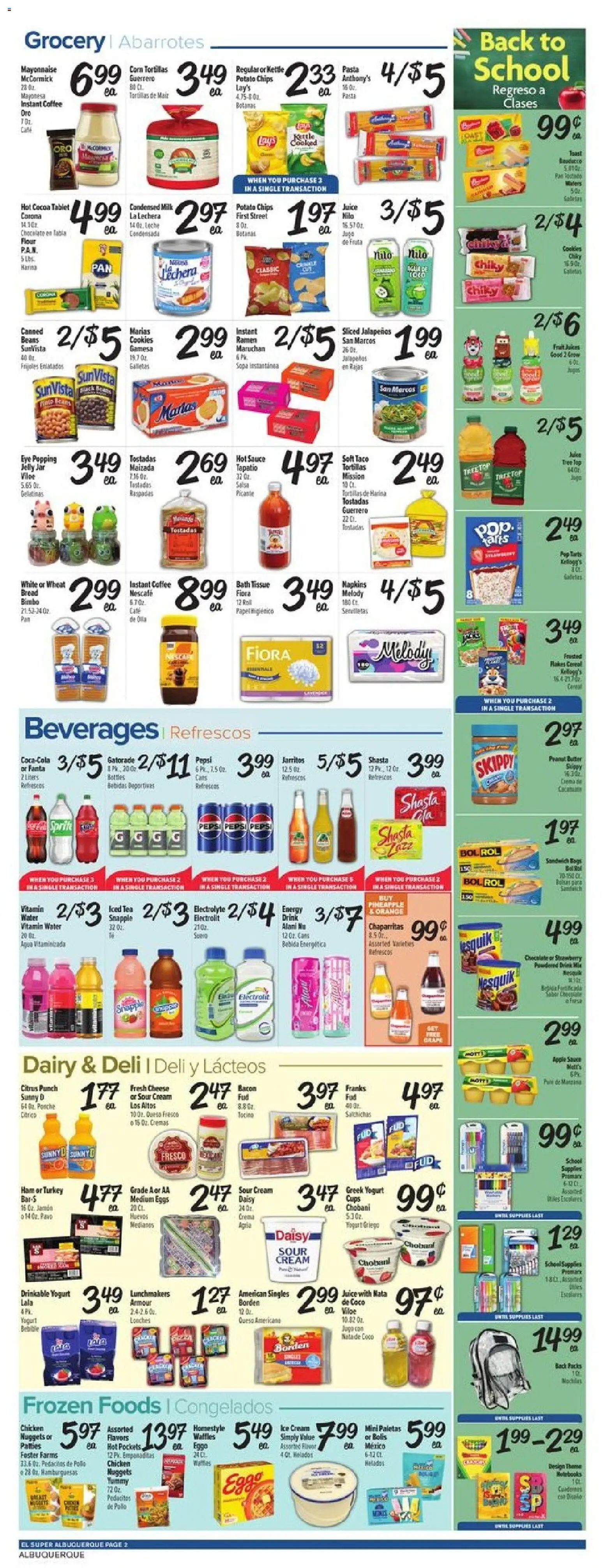 El Super Weekly Ad - NM - valid from 08/05/2026 | Page: 2 | Products: Vitamin, Bread, Coffee, Beans