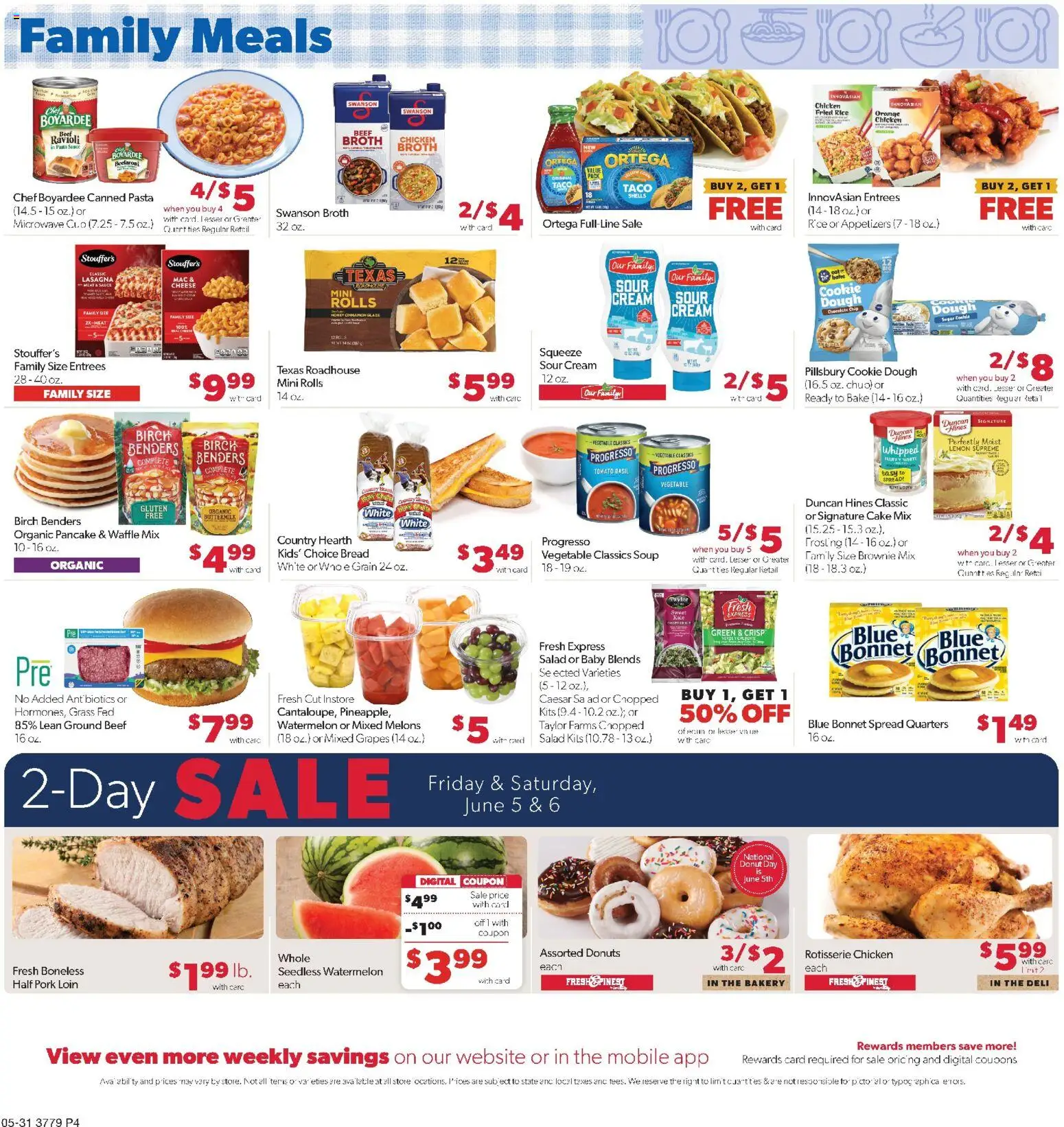 Family Fare Weekly Ad - NE - valid from 31.05.2026 | Page: 4 | Products: Bakery, Rice, Beef, Cream