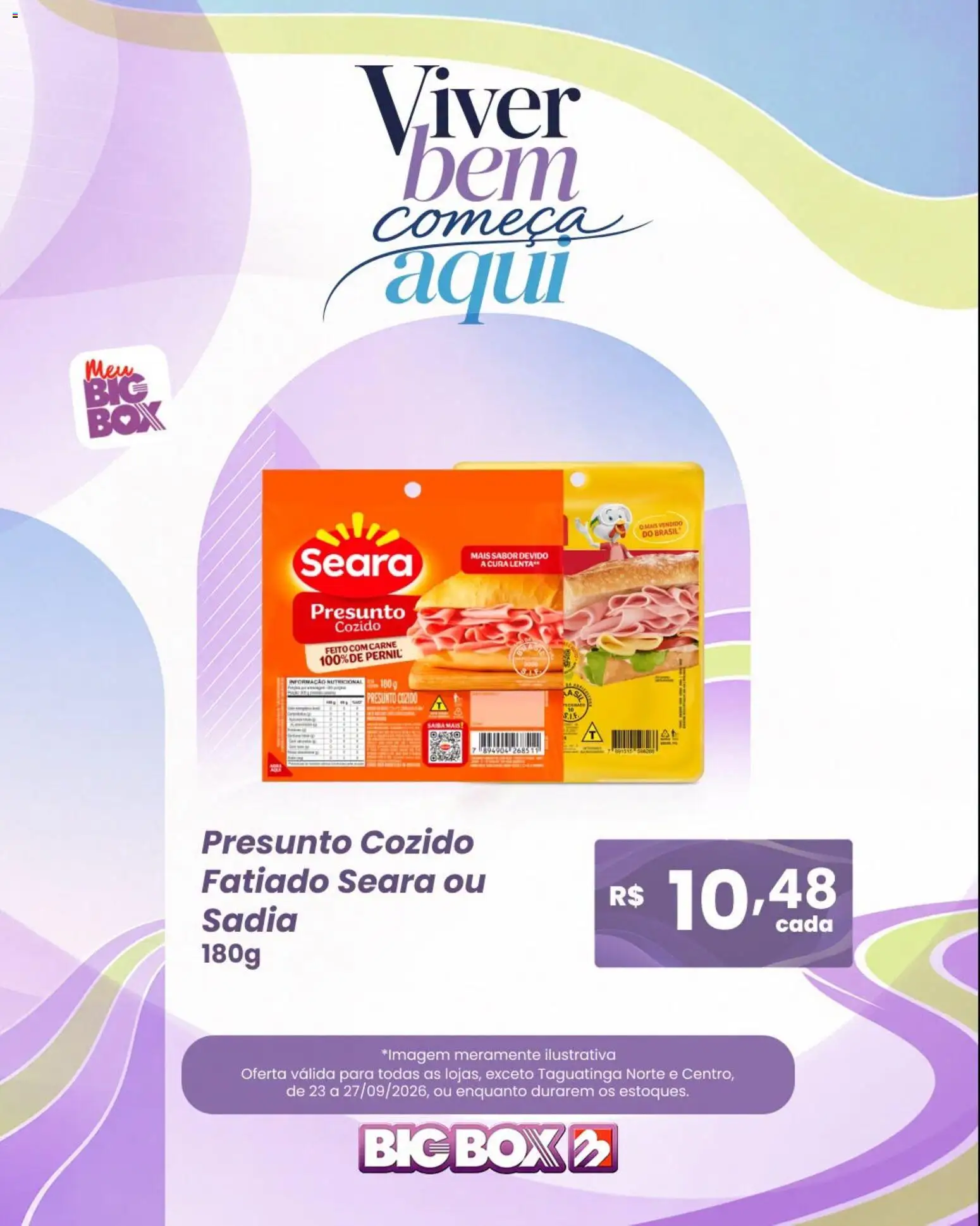 Big Box Folheto - válido de 23/09/2026 | Página: 7 | Produtos: Pernil, Presunto, Carne