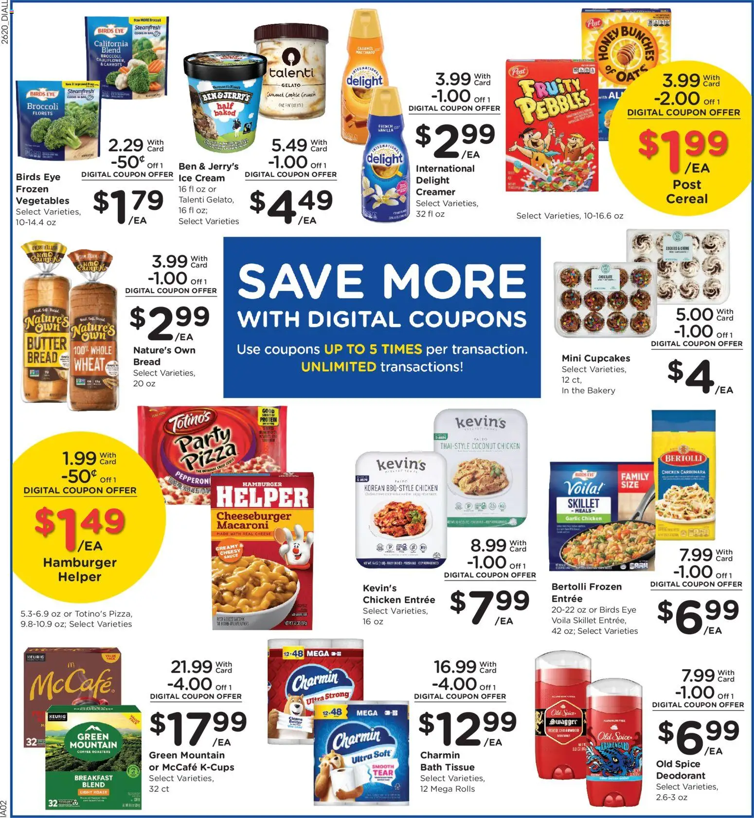 Dillons Weekly Ad - valid from 17.06.2026 | Page: 8 | Products: Pizza, Ice cream, Vegetables, Garlic