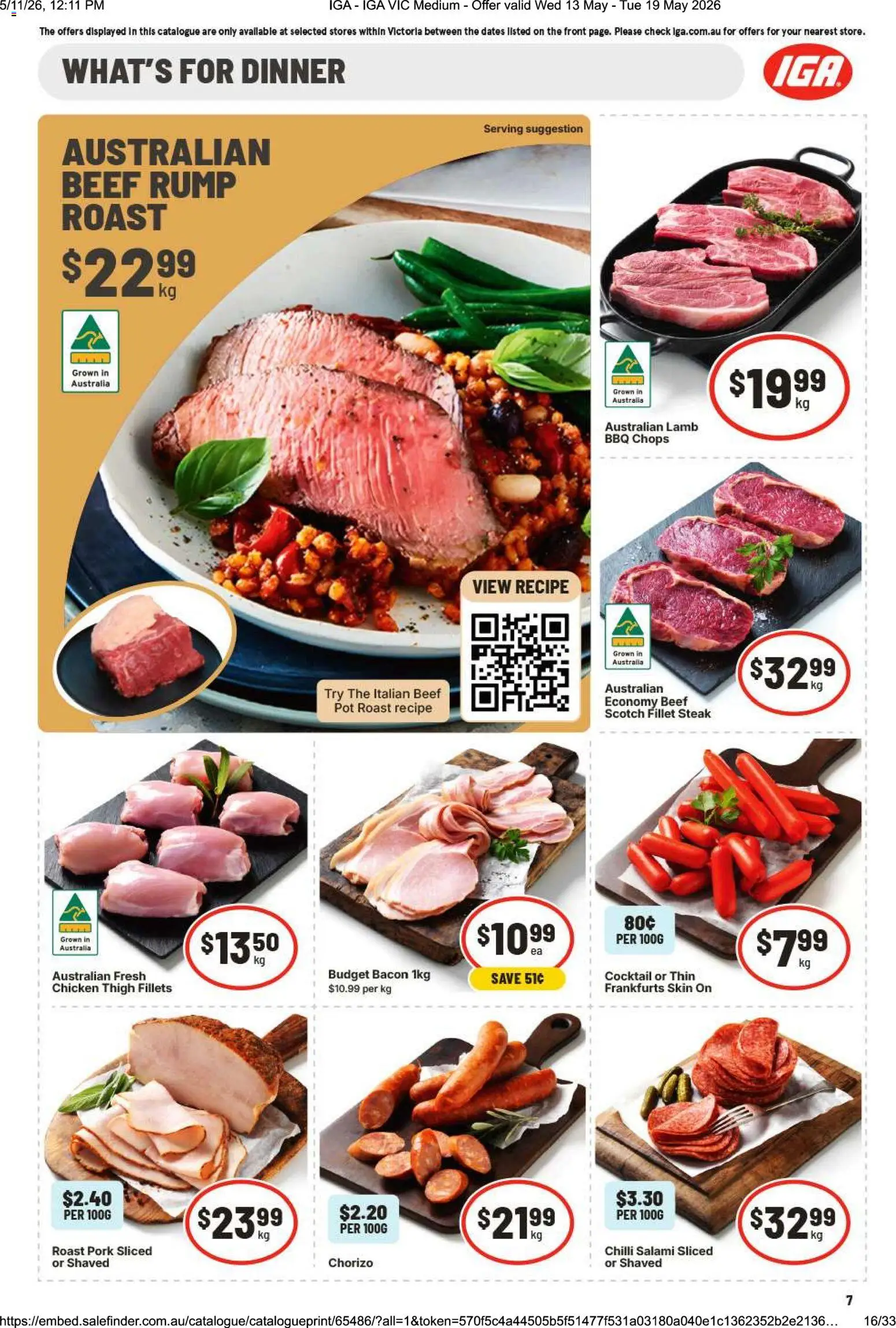 IGA catalogue - valid from 13.05.2026 | Page: 7 | Products: Cap, Runny nose, Tissues, Vitamin