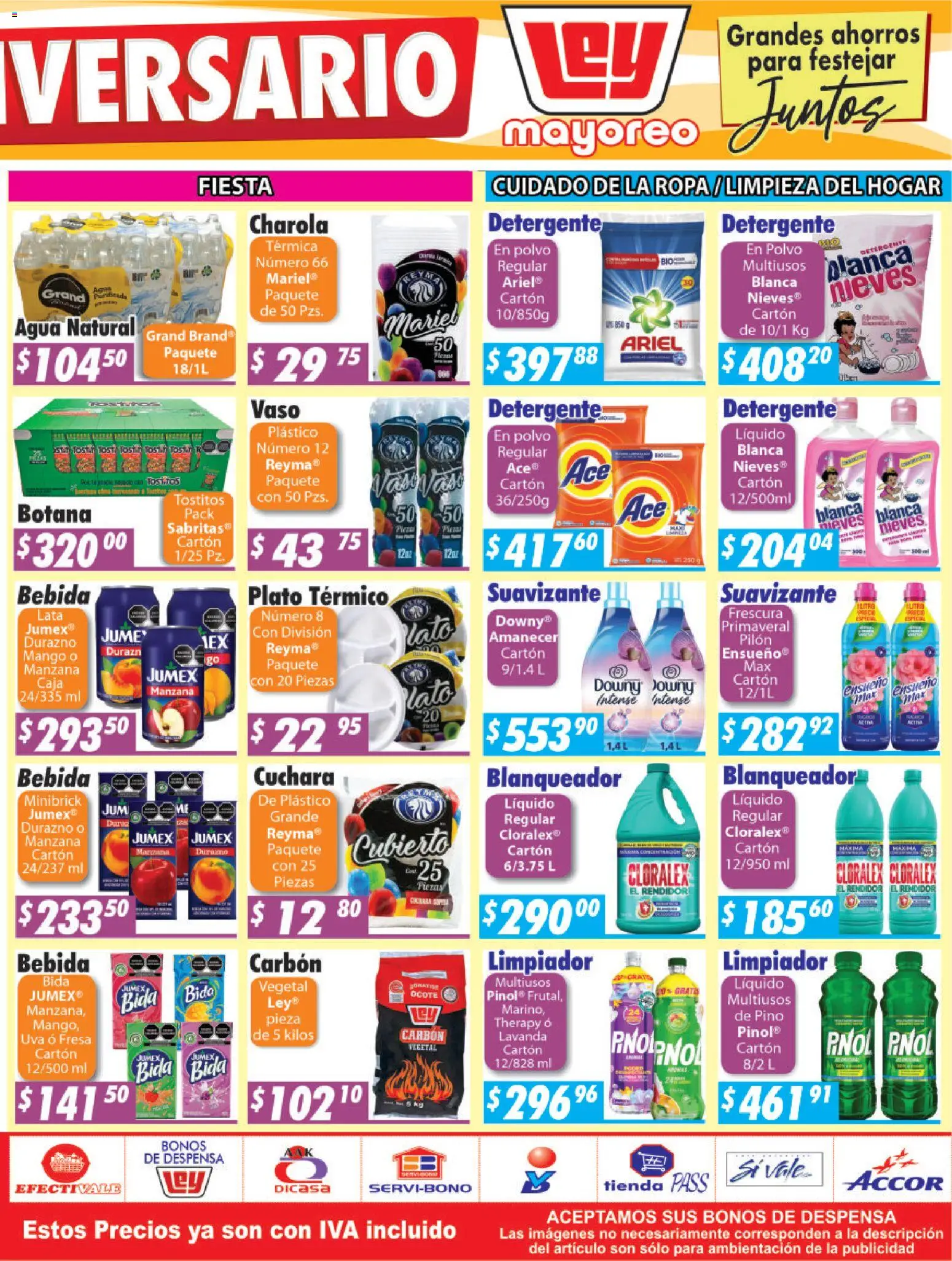 Nuevas ofertas de Casa Ley válidas en toda la República Mexicana desde el 21/09/2026. ¡Encuentra las mejores ofertas en Casa Ley folleto Durango! | Página: 6 | Productos: Detergente, Limpiador, Ropa, Cuchara