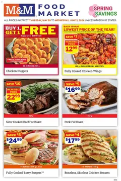Preview of M&M Food Market weekly flyer / circulaire from shop M&M Food Market valid from 28.05.2026