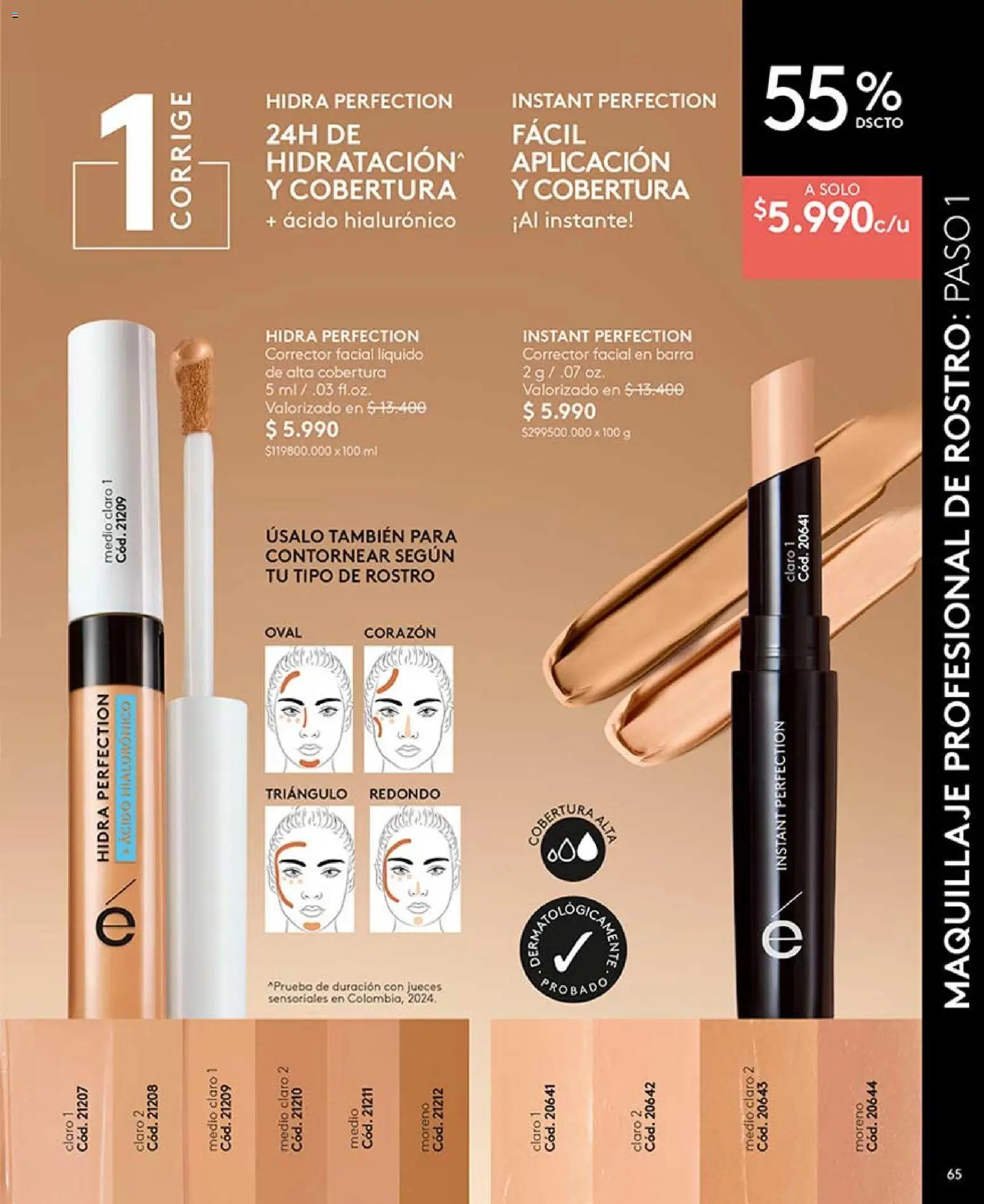 Catálogo Ésika Campaña 7 │ válido desde el 18.04.2026 | Página: 65 | Productos: Maquillaje, Corrector